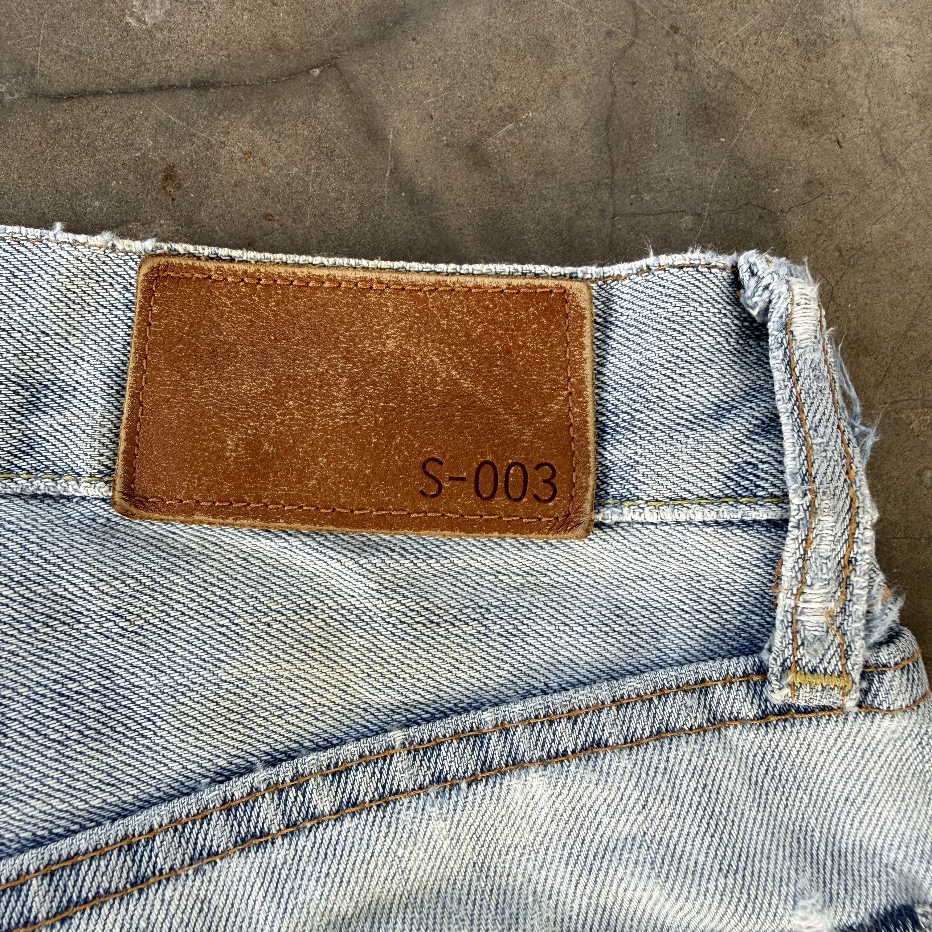 Japanese Brand Vintage Japan S003 Faded Denim Jean Pants Size US 30 / EU 46 - 11 Thumbnail