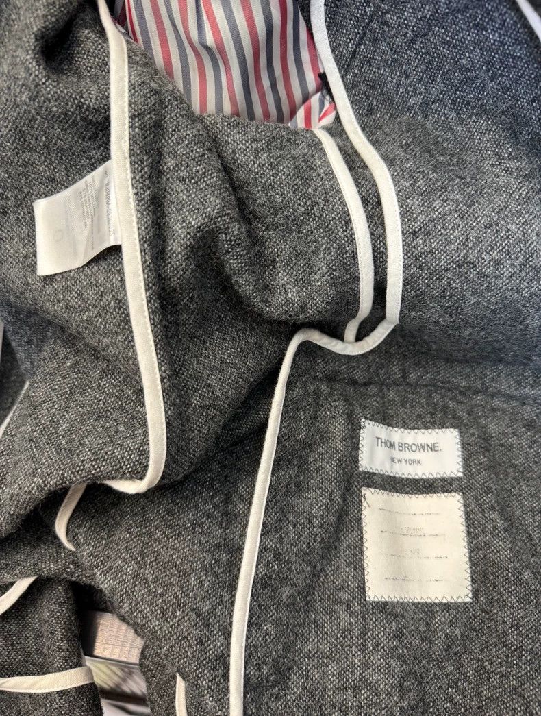 Thom Browne Thom Browne size44 Gray wool suit Size 44S - 4 Thumbnail