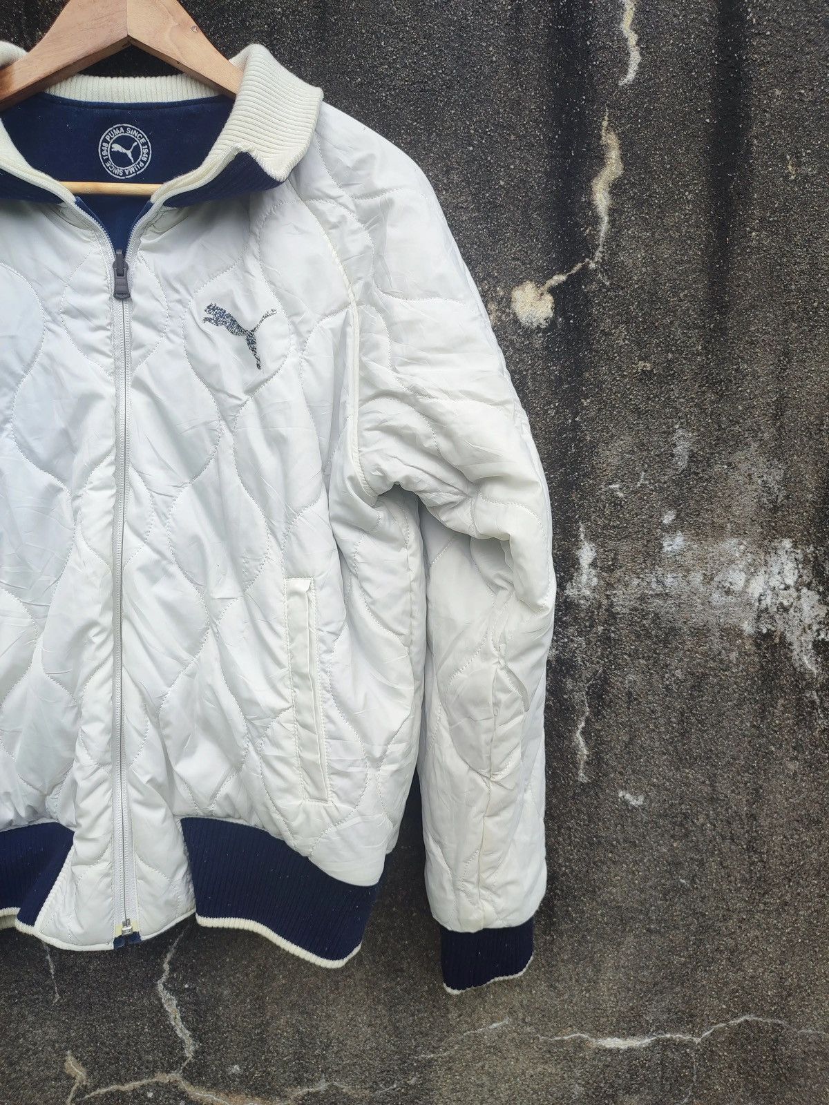 Puma × Vintage Vintage Puma Japan Reversible Velour Quilted Bomber Jacket Size US M / EU 48-50 / 2 - 8 Thumbnail