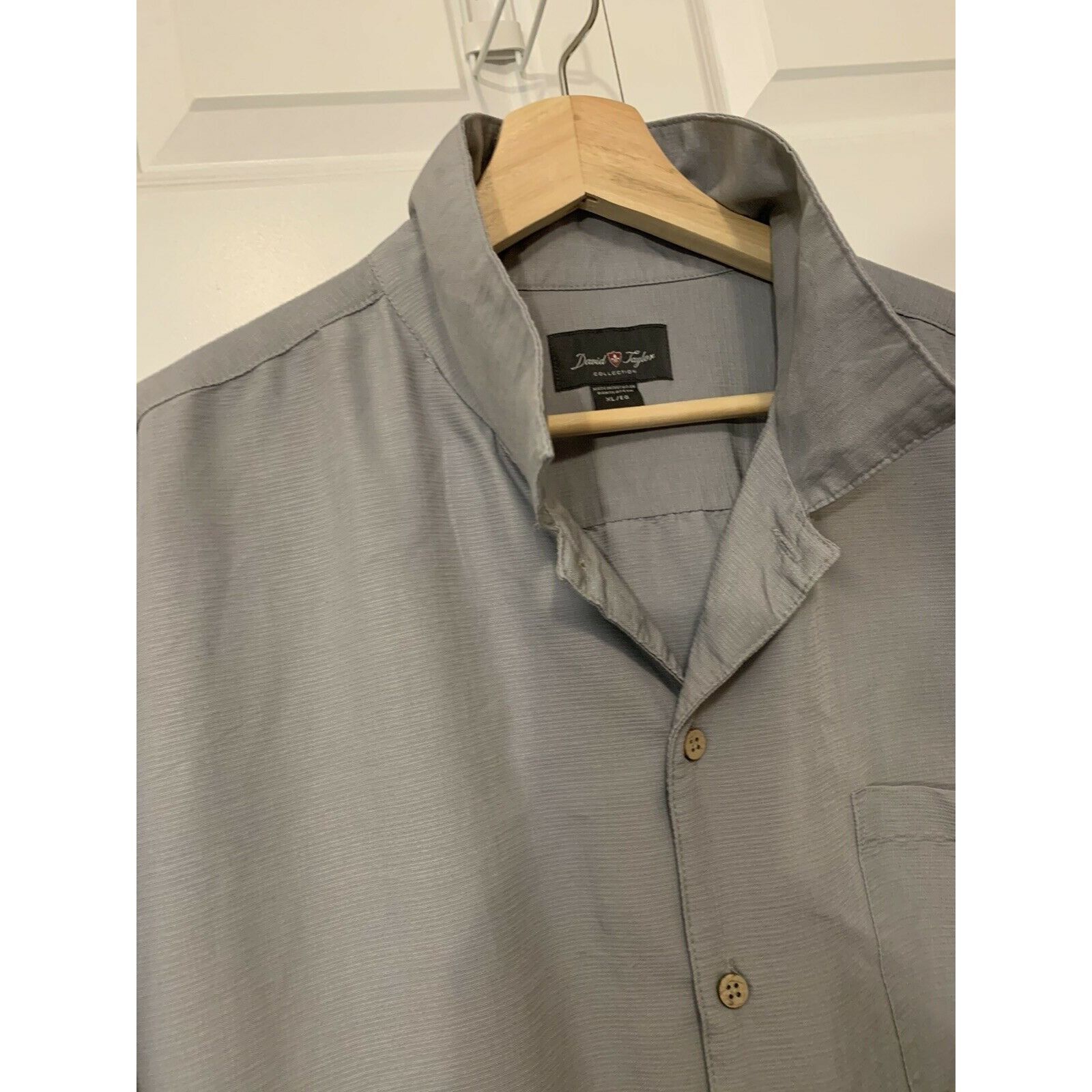David Taylor David Taylor Collection Men's Sz XL Button Up Camp Shirt NIC Size US XL / EU 56 / 4 - 7 Thumbnail