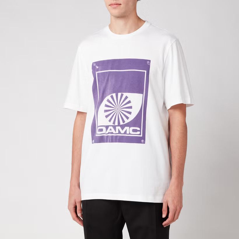 OAMC o1mle1124 Borealis Short Sleeve T-Shirt in White/Blue Size US S / EU 44-46 / 1 - 1 Thumbnail