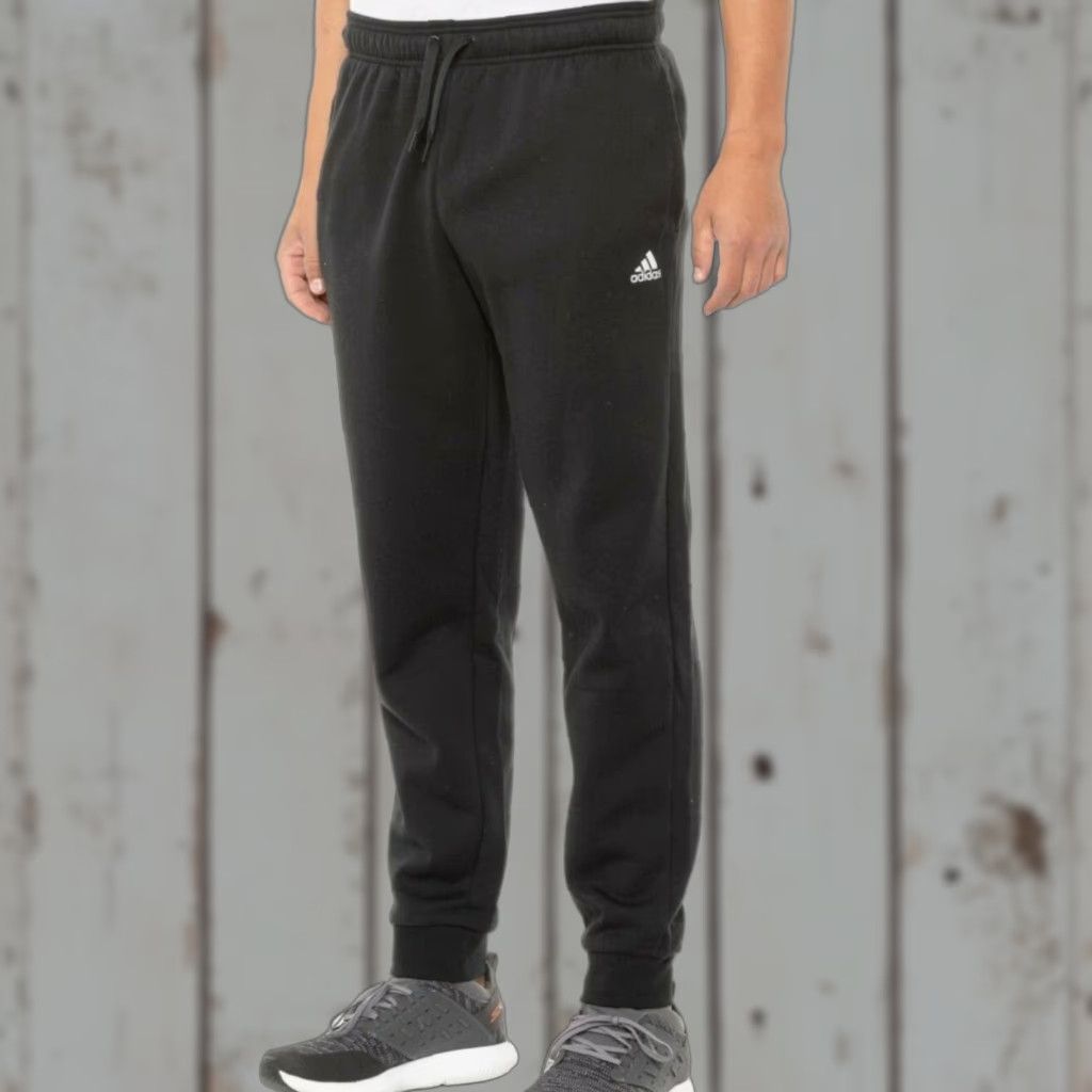 Adidas Adidas Golf Joggers Men's XLarge Black Fleece Pants Cotton Running Athletic - Regular Fit, Pockets, Elastic Waist, Tapered Leg, Drawstring Size US 36 / EU 52 - 1 Thumbnail