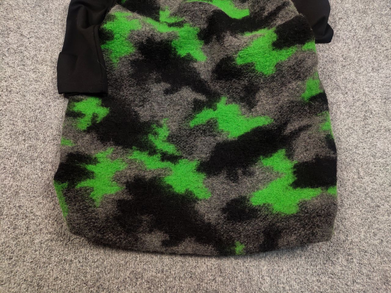 Japanese Brand Save The Queen dress Long Sleeve Jersey Wool Camo Size L / US 10 / IT 46 - 9 Thumbnail