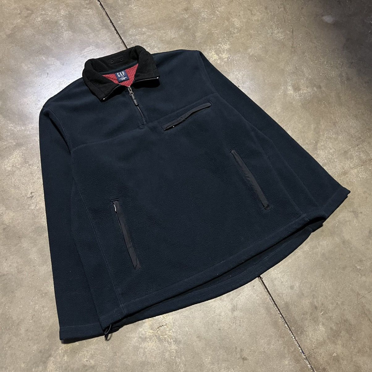 Gap Vintage Gap Fleece Pullover Sweatshirt Jacket Quarter Zip Size US L / EU 52-54 / 3 - 4 Thumbnail