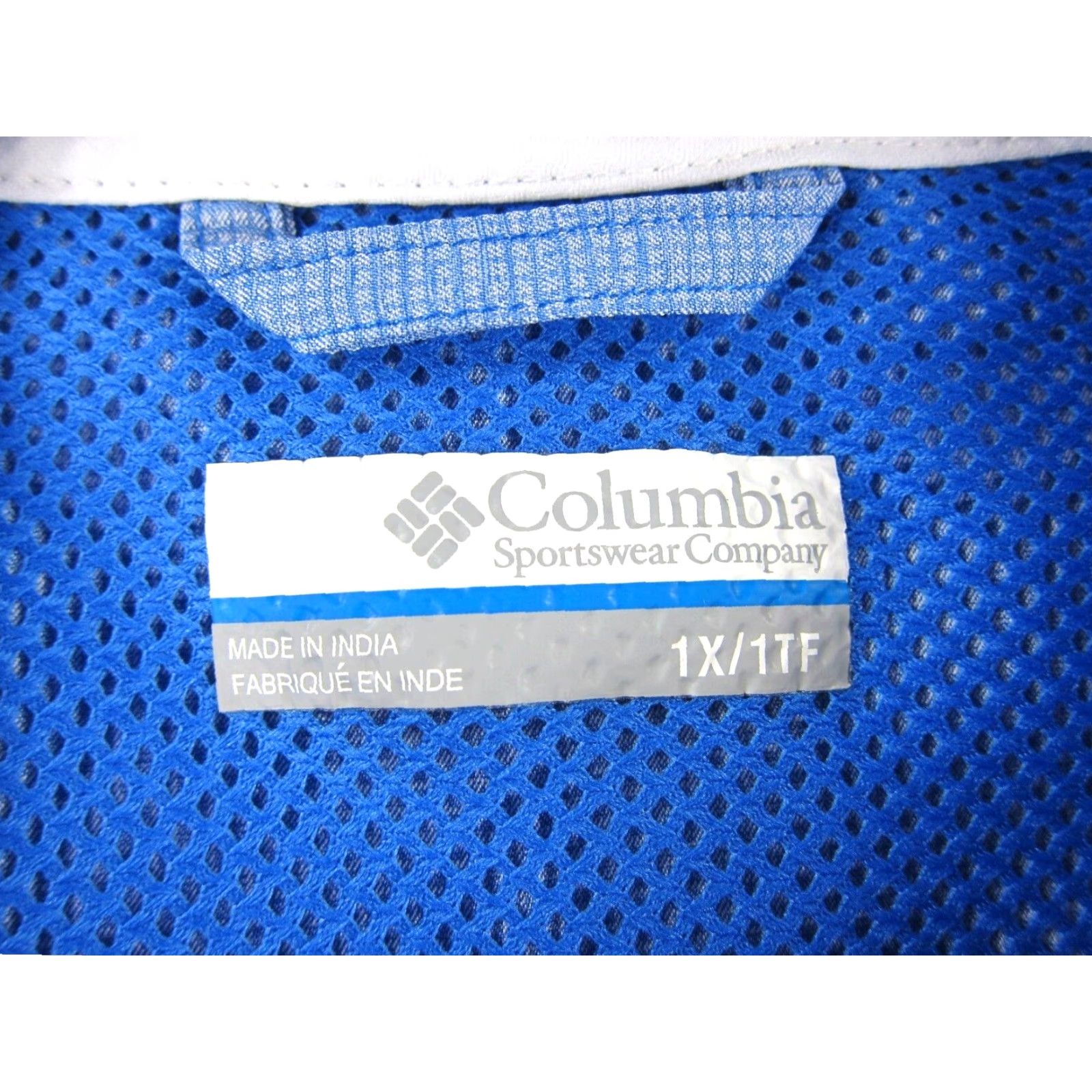 Vintage Columbia Blue Lightweight Zip Pocket Windbreaker Pullover Jacket 1X Women Windbreaker Jacket Columia (adjusted?) Size XL / US 12-14 / IT 48-50 - 3 Thumbnail