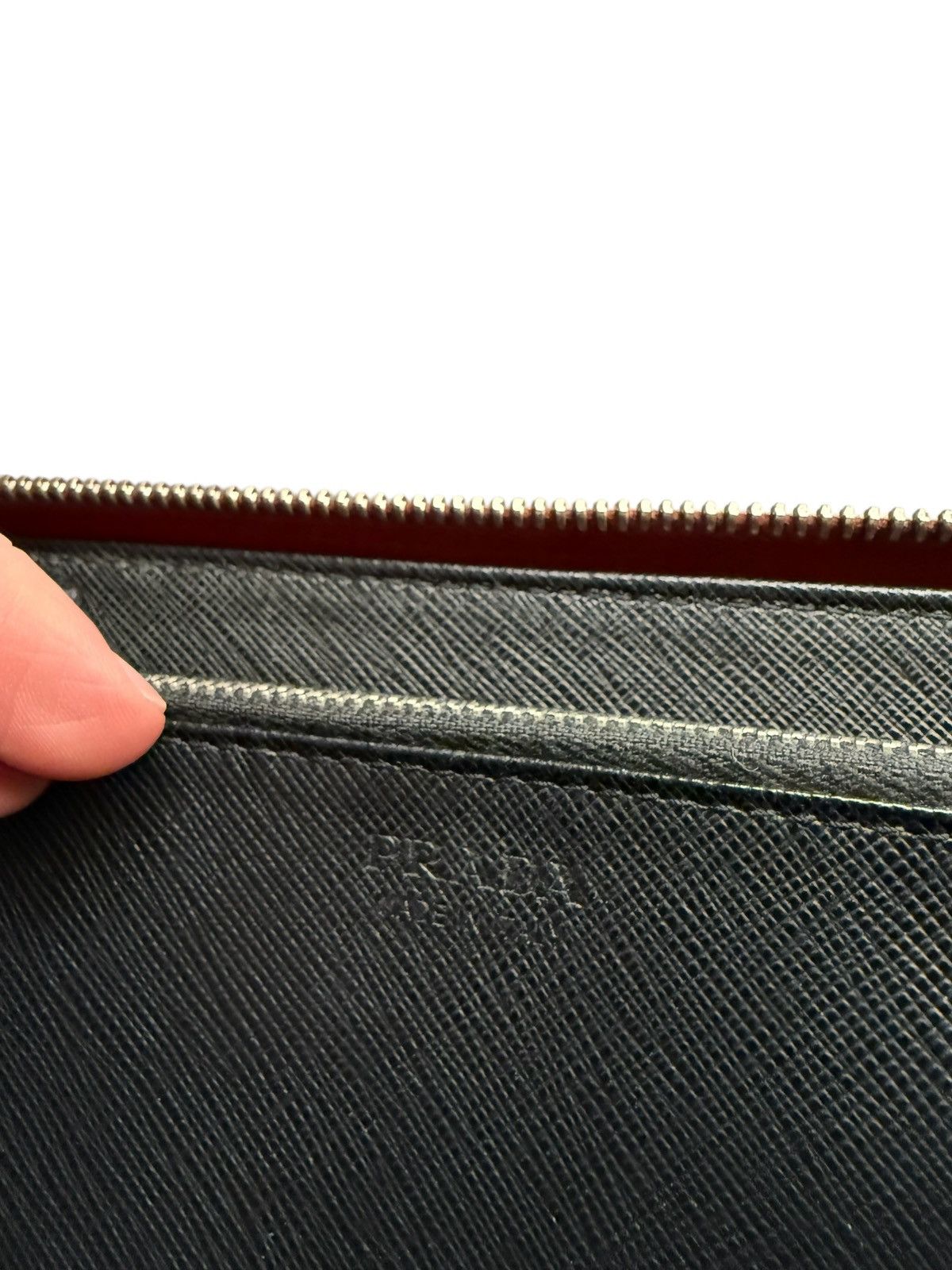Prada Prada red saffiano leather zip wallet Size ONE SIZE - 9 Thumbnail