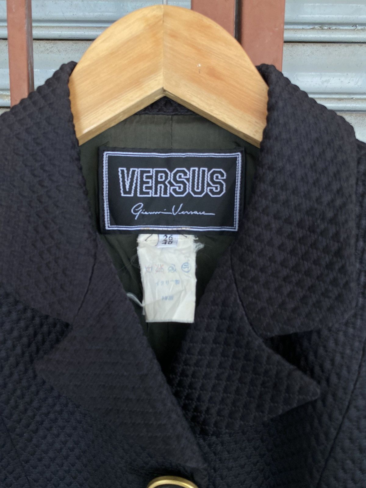 Versus Versace Versus By Gianni Versace Crop Jacket Size S / US 4 / IT 40 - 2 Thumbnail
