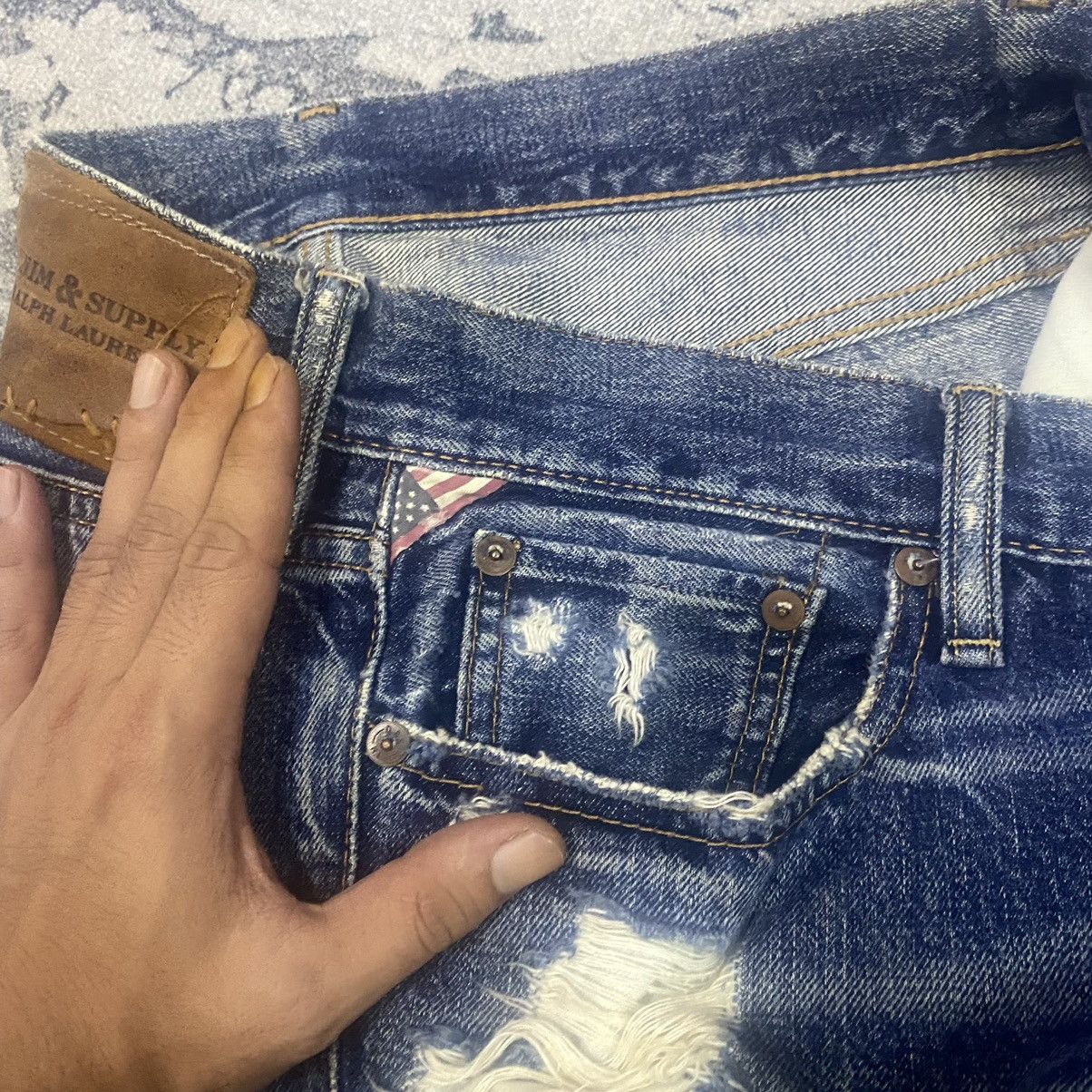 Denim & Supply Ralph Lauren × Ralph Lauren Vintage Denim Supply Ralph Lauren Distressed Denim Jeans Size US 32 / EU 48 - 13 Thumbnail