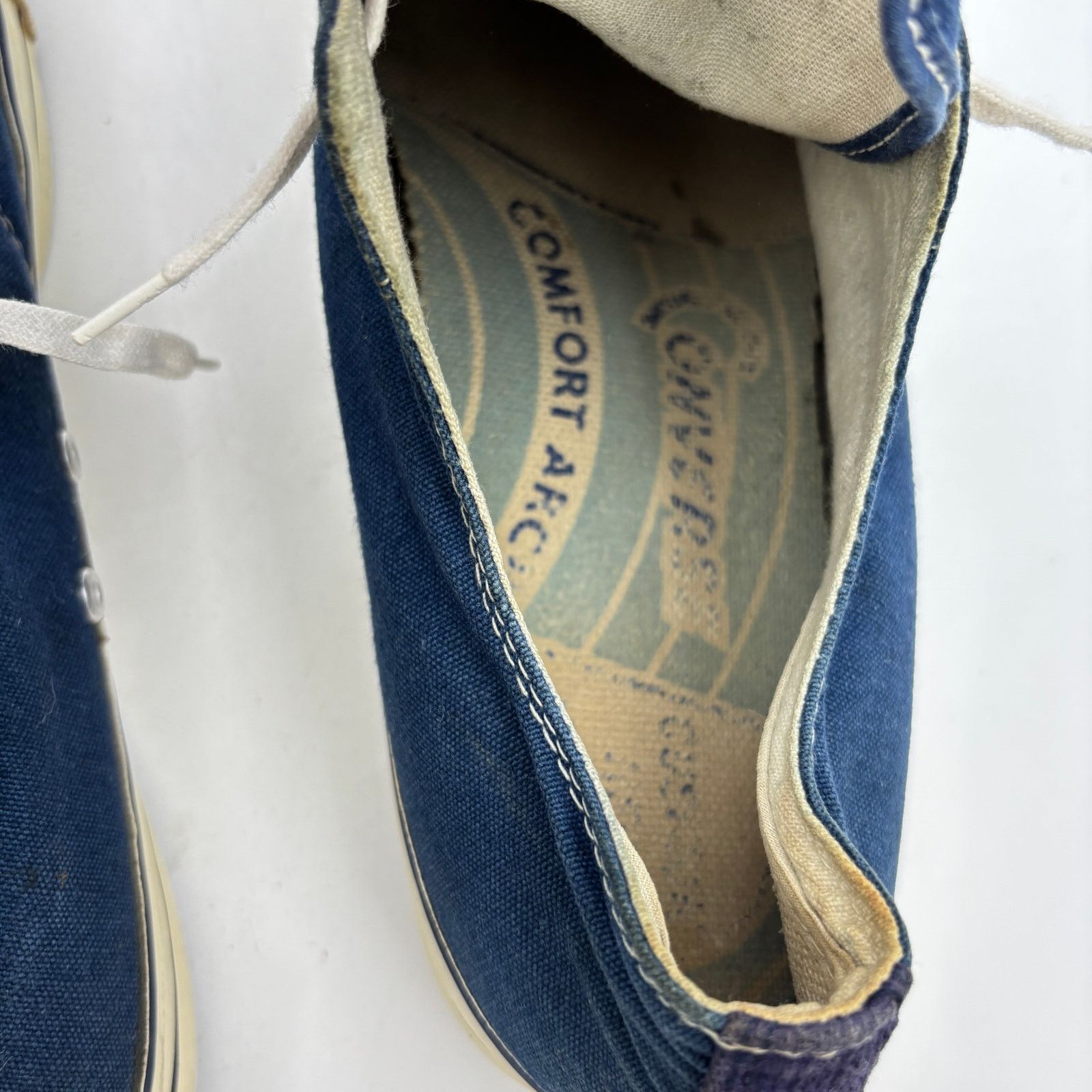 Converse Vintage 50s Converse Chuck Taylor Star Low Blue Shoes 12 Size US 12 / EU 45 - 11 Thumbnail