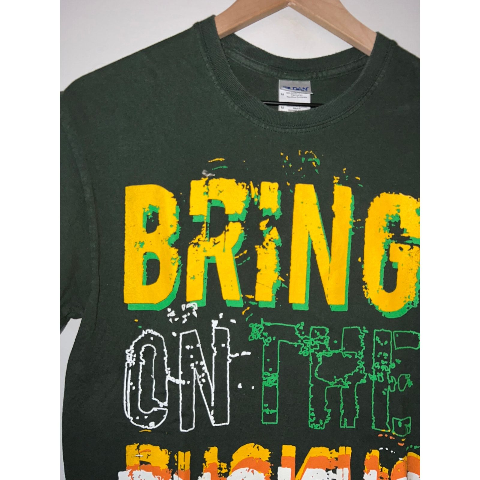 Gildan Vintage CSU Shirt Bring On The Ruckus College Tee M Medium Size US M / EU 48-50 / 2 - 2 Thumbnail