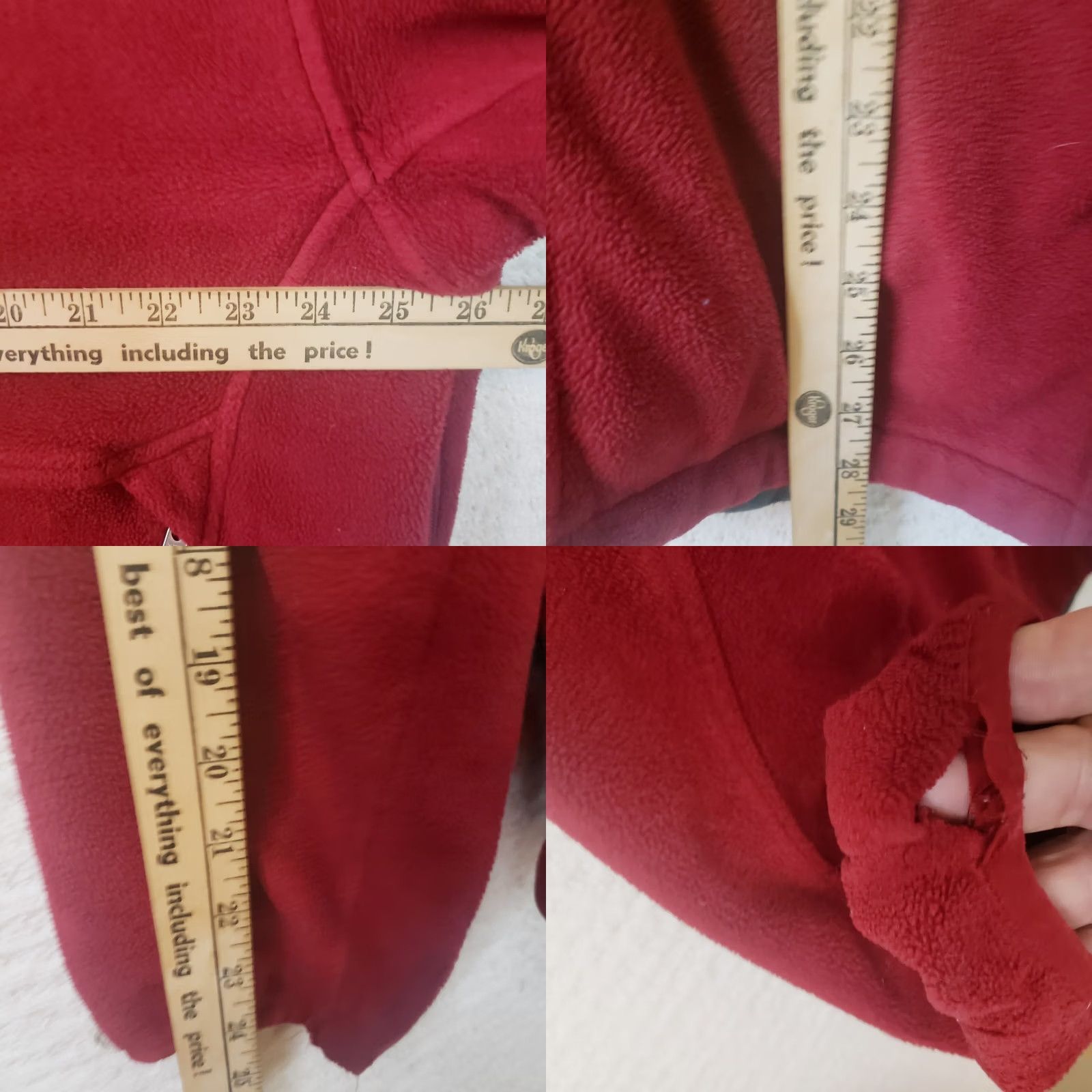 Marmot Marmot Jacket Mens XL Red Fleece Full Zip Outdoor Underarm Zips Pockets Regulate Bomber Style Classic Outdoor Hiking Mens XL Red Marmot Logo Jacket Size US XL / EU 56 / 4 - 10 Thumbnail