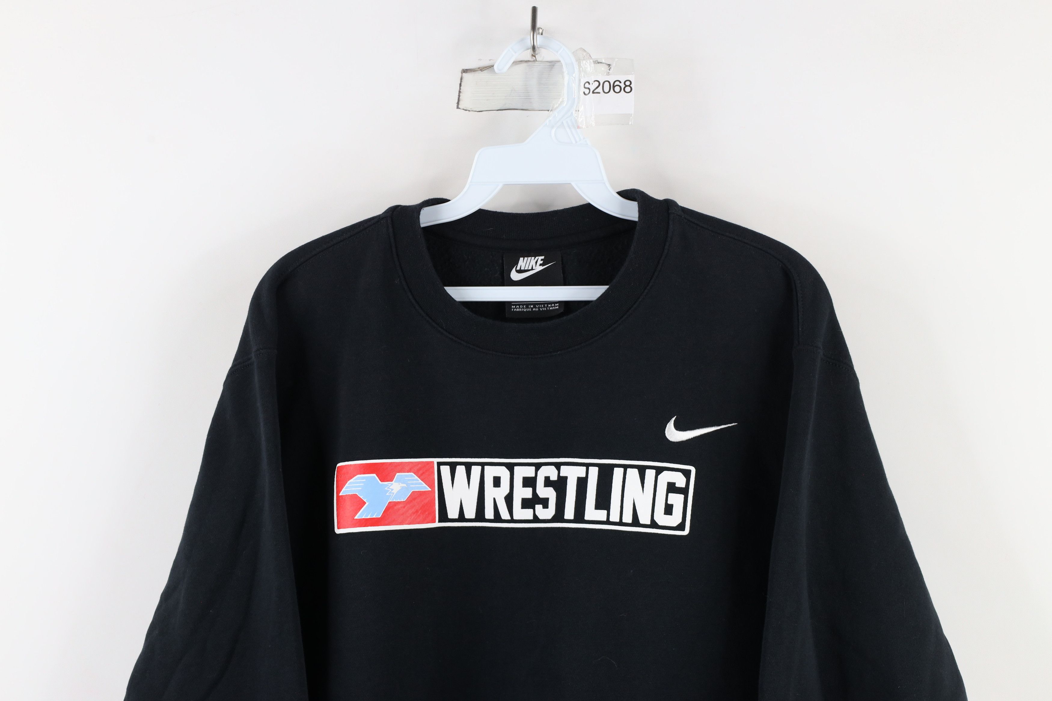 Nike × Vintage Nike Spell Out Box Logo Wrestling Crewneck Sweatshirt Size US M / EU 48-50 / 2 - 2 Thumbnail