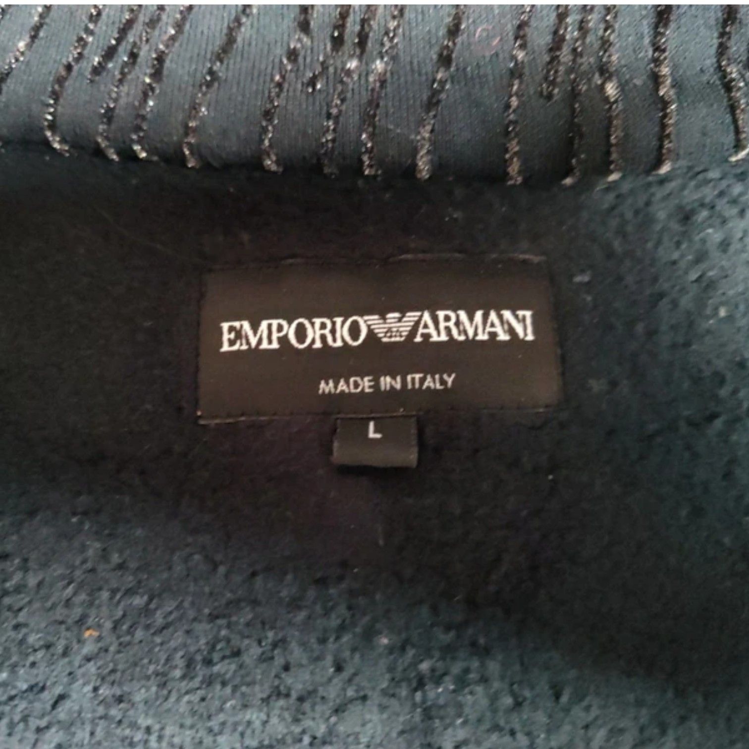 Emporio Armani Emporio Armani Embroidered Asymmetric Button Jacket, 2000s Size US L / EU 52-54 / 3 - 5 Thumbnail