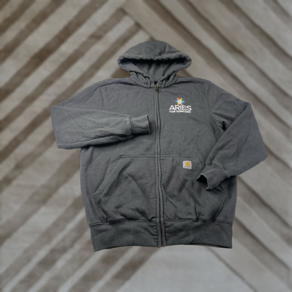 Carhartt Carhartt Rain Defender Hooded Full Zip Sweatshirt Hoodie Mens M Gray Size US M / EU 48-50 / 2 - 1 Thumbnail