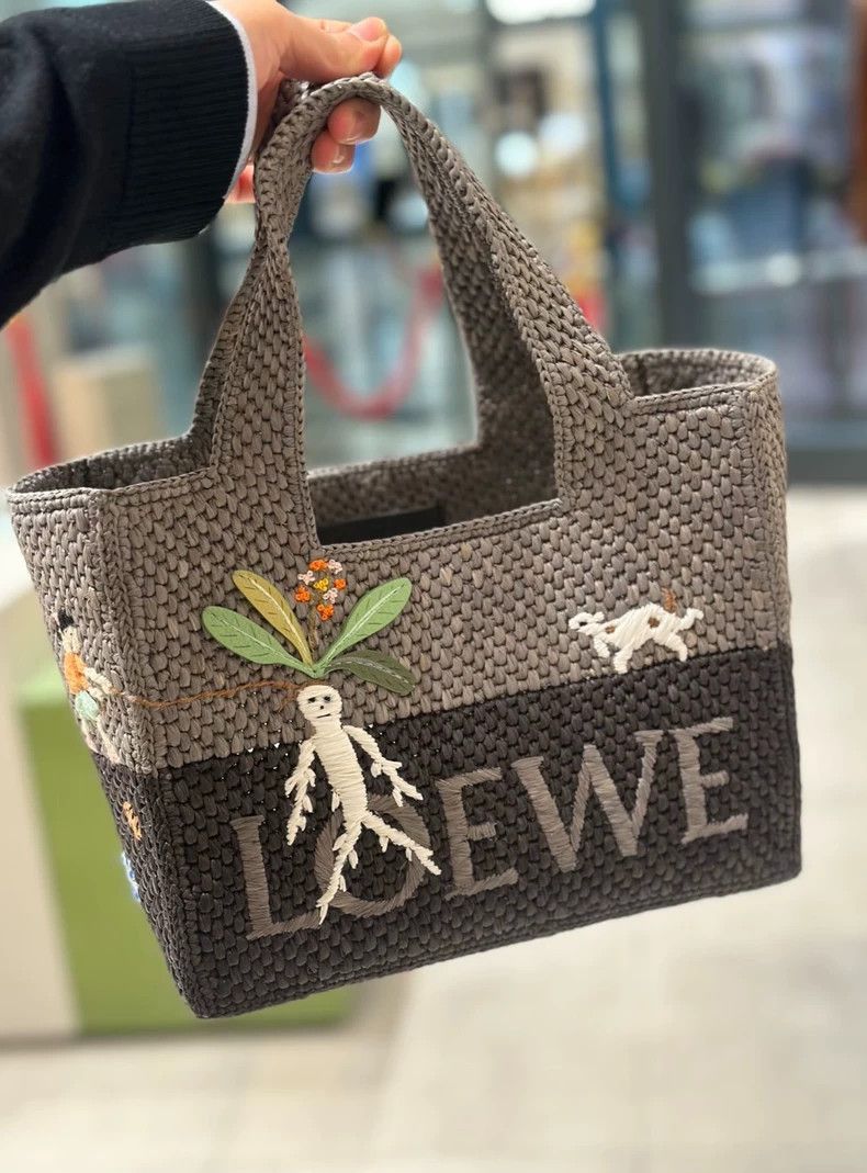 Loewe LOEWE size os Mandala grass woven multicolored basket bag Size ONE SIZE - 1 Thumbnail