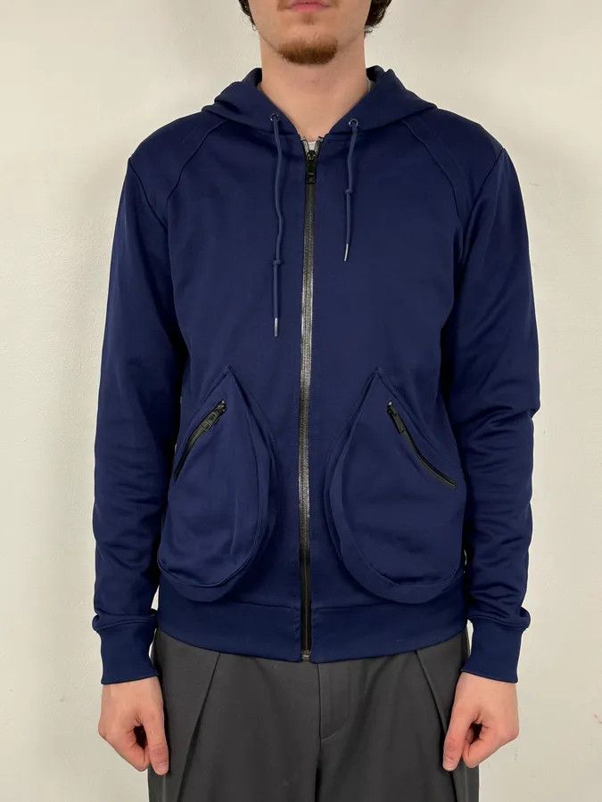 Marc Jacobs Marc Jacobs Navy Extra Pockets Zip-up Hoodie Size US M / EU 48-50 / 2 - 2 Thumbnail