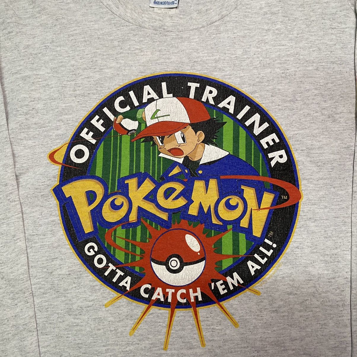 Pokemon × Vintage Vintage 90s Pokemon Ash Trainer Anime T Shirt Nintendo Size US S / EU 44-46 / 1 - 5 Thumbnail