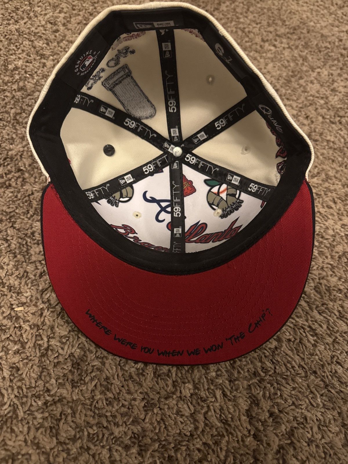 New Era Braves Hat Size ONE SIZE - 3 Thumbnail