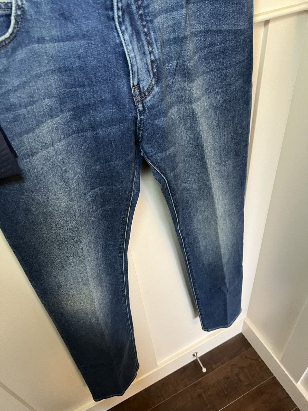 Armani Armani Jeans J45 slim fit faded blue jeans Size US 32 / EU 48 - 11 Thumbnail