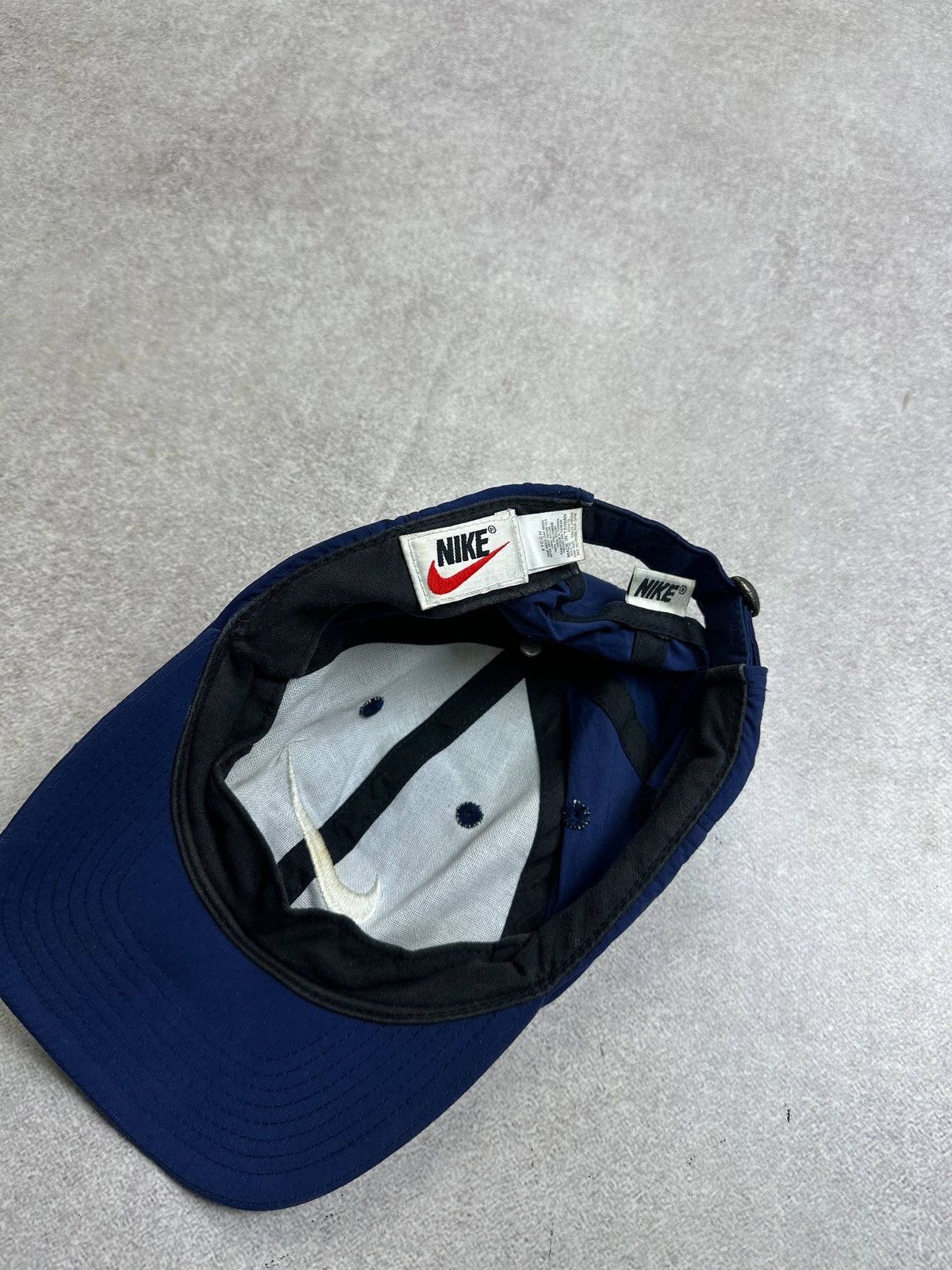 Nike Vintage Nike Big Swoosh Nylon Cap Rare Tn Skepta Style Size ONE SIZE - 4 Thumbnail