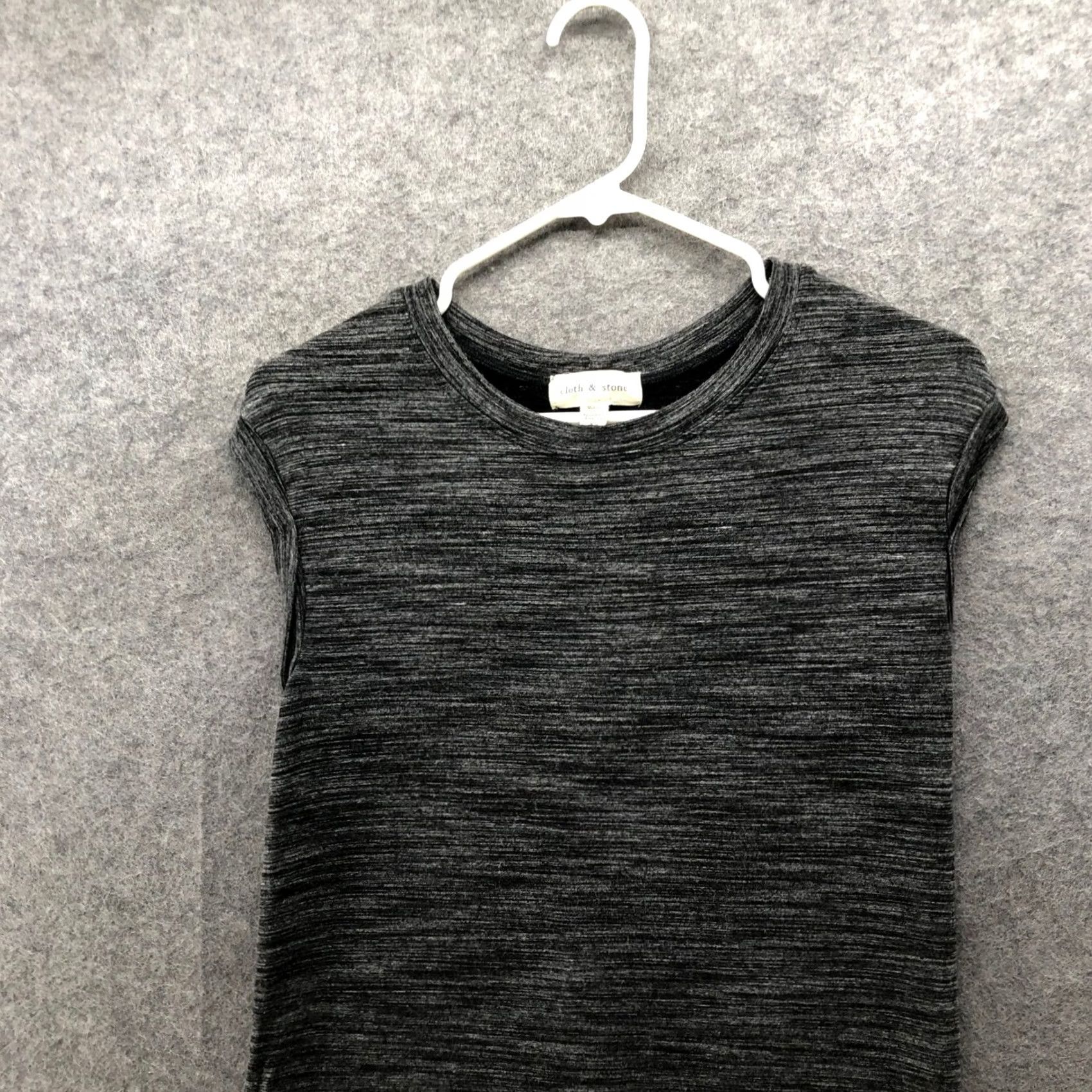 CLOT Cloth & Stone Jersey Knit Sleeveless Shift Dress Womens XS Gray Crewneck Size XS / US 0-2 / IT 36-38 - 3 Thumbnail