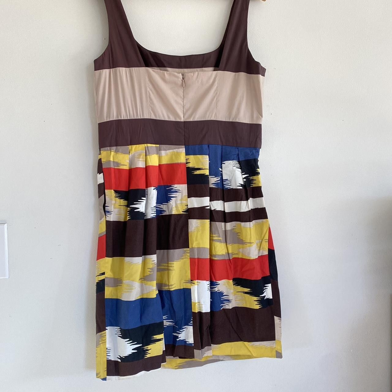 MAX&Co. MAX AND CLEO ABSTRACT SOUTHWESTERN MINI DRESS 12 RED BROWN Size XL / US 12-14 / IT 48-50 - 7 Thumbnail