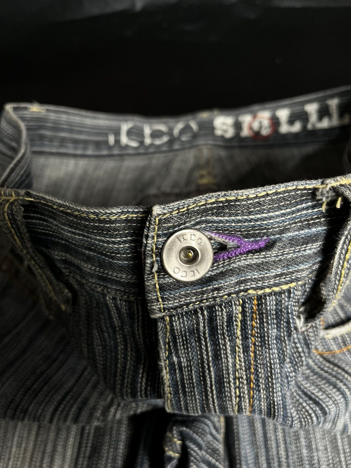 If Six Was Nine × Japanese Brand × Le Grande Bleu (L.G.B.) Japanese Icca Flared Distressed Jeans Size US 31 - 8 Thumbnail