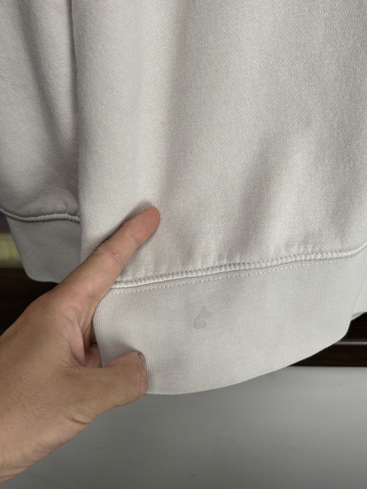 Nike Nike Center Swoosh Y2K Logo Beige Boxy Hoodie Sweatshirt Size US S / EU 44-46 / 1 - 5 Thumbnail