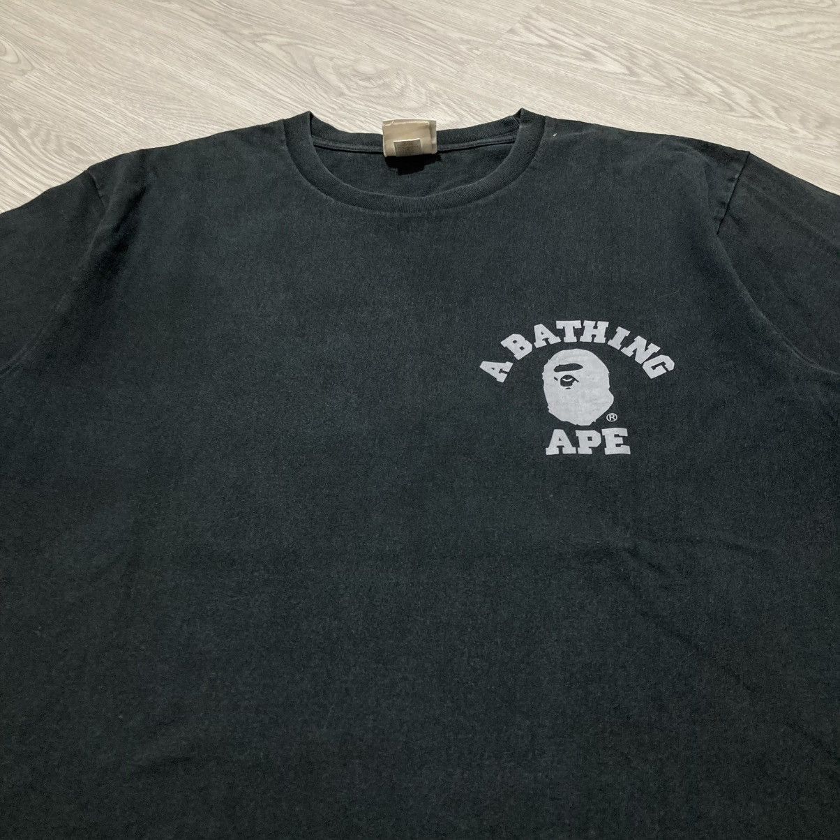 Bape Bape A Bathing Ape College Logo “Together Strong” Tee Black Size US XL / EU 56 / 4 - 5 Thumbnail
