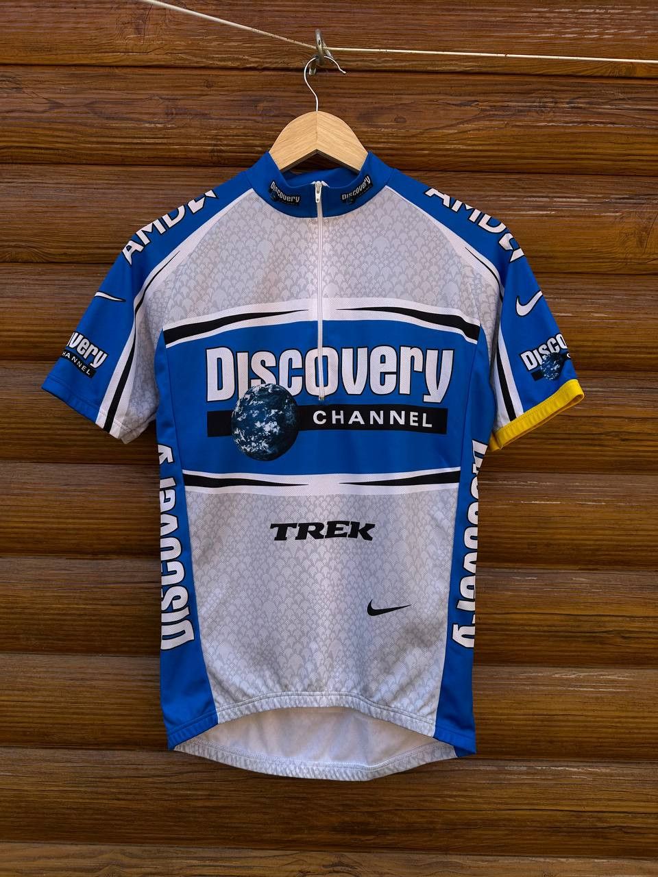 Nike NIKE Discovery Channel Cycling Jersey Size US S / EU 44-46 / 1 - 1 Thumbnail