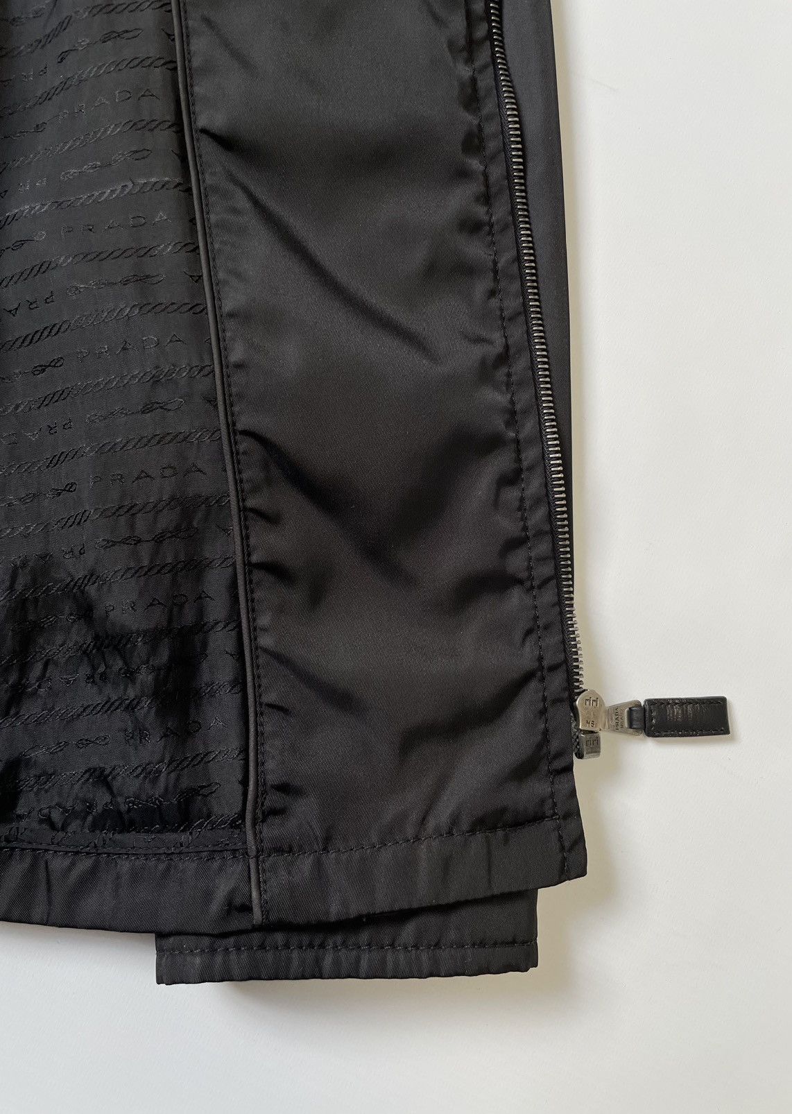 Prada Mid 2000s Black Nylon Work Jacket Size US M / EU 48-50 / 2 - 12 Thumbnail