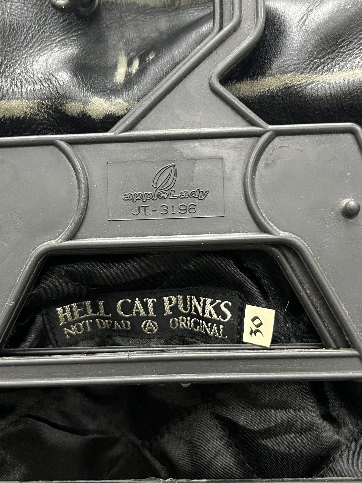 14th Addiction 🔥🔥🔥ARCHIVE HELL CAT PUNKS LEATHER JACKET Size XS / US 0-2 / IT 36-38 - 9 Thumbnail