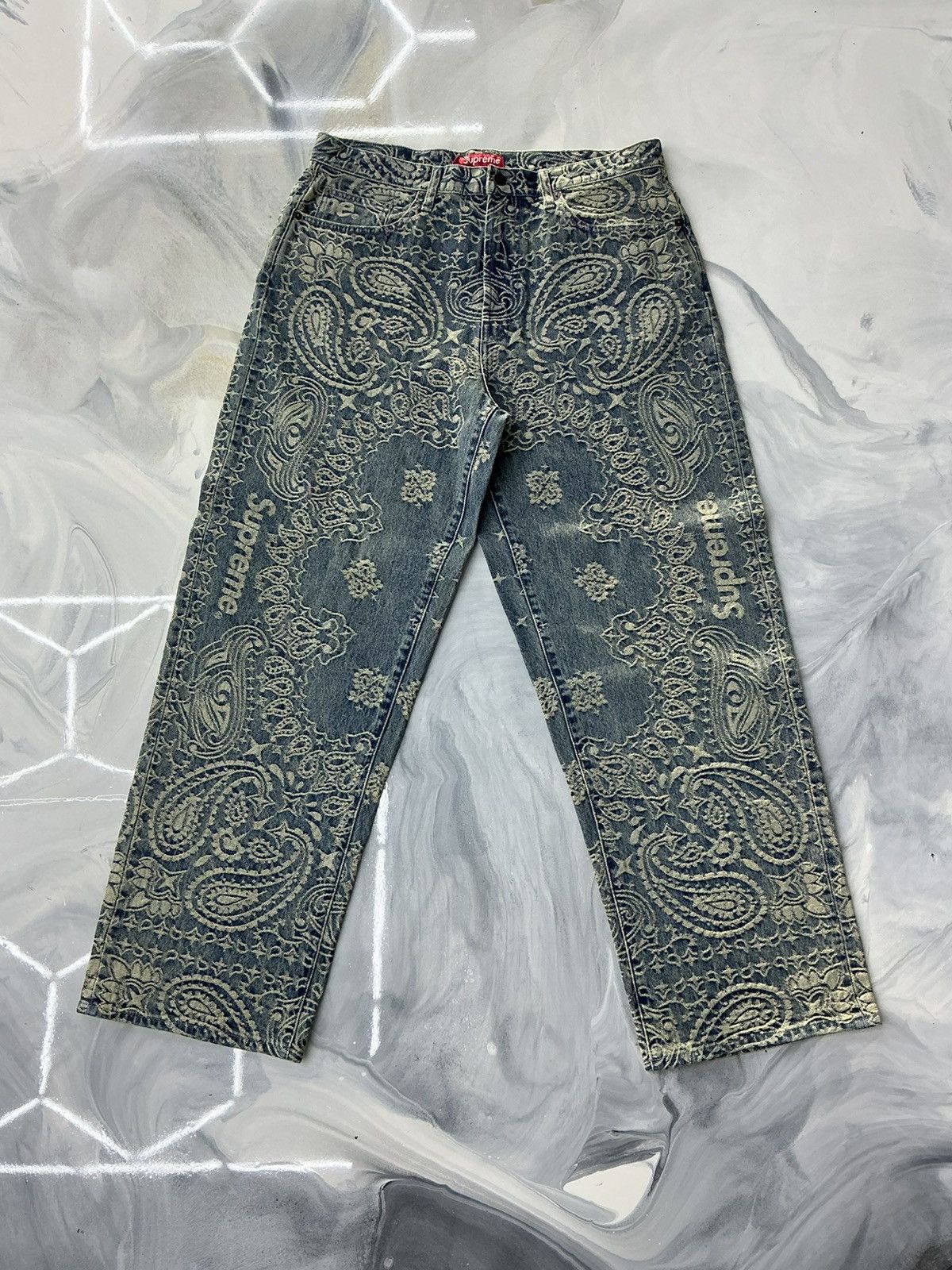 Supreme Bandana Jacquard Baggy Jean Supreme Bandana Jacquard Baggy