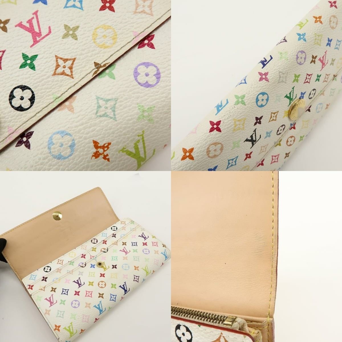 Louis Vuitton Louis Vuitton Monogram Portefeuille Sarah Wallet Size ONE SIZE - 6 Thumbnail