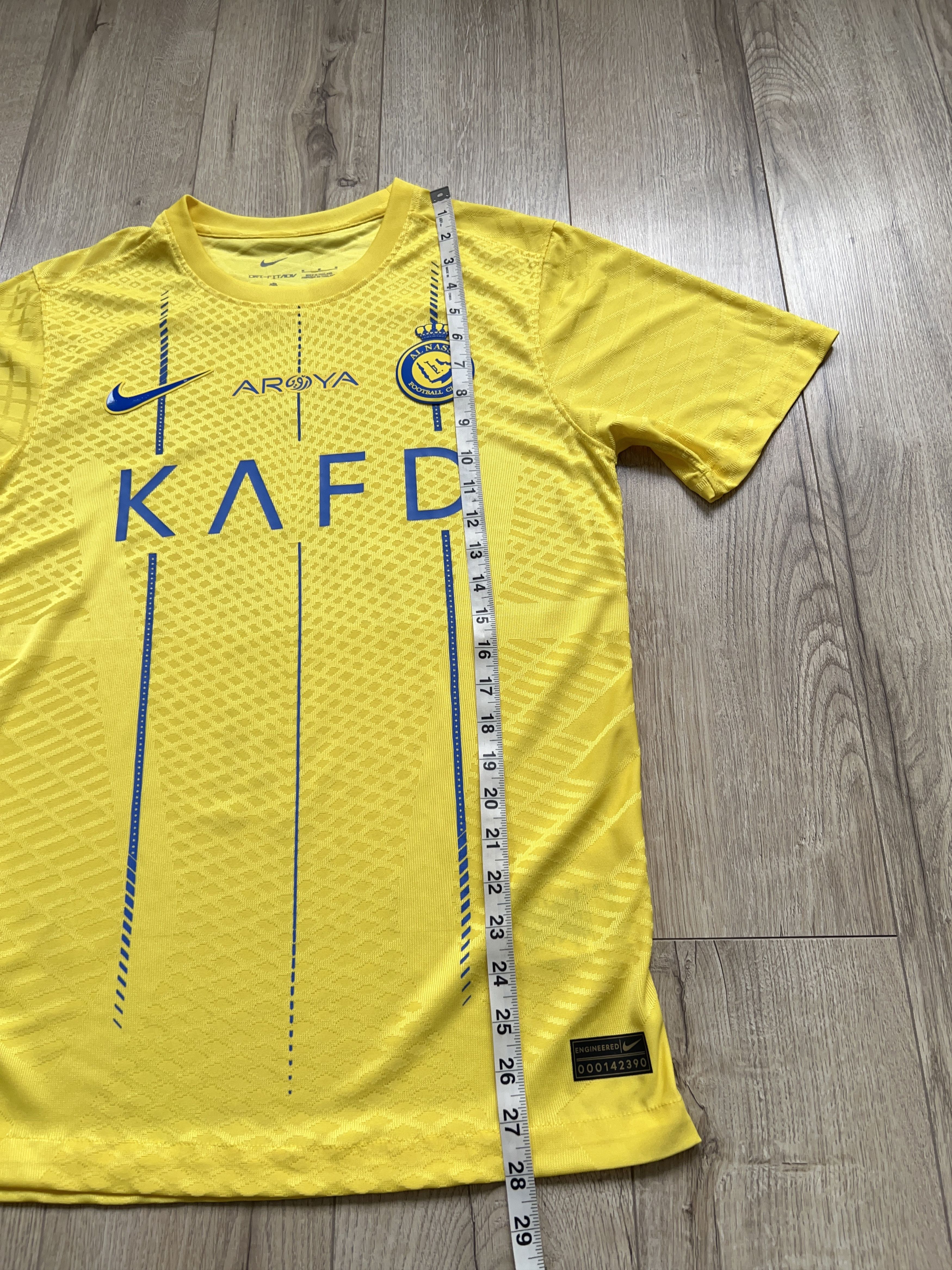 Nike Mens Al Nassr #7 RONALDO Cristiano Dri Fit ADV Shirt UAE Size US M / EU 48-50 / 2 - 8 Thumbnail