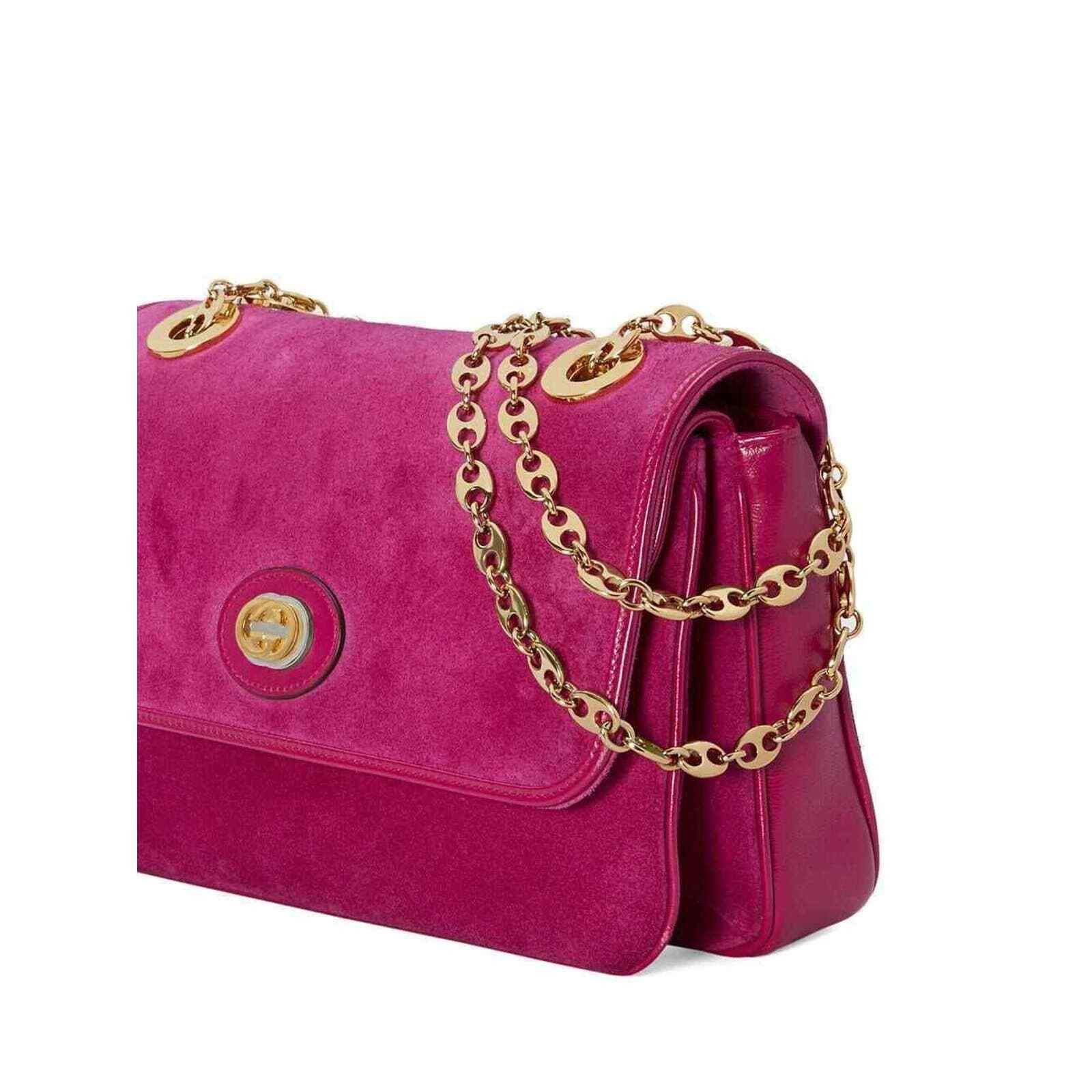 Gucci Gucci Marina Small Gold Logo Chain Shoulder Crossbody Bag Size ONE SIZE - 5 Thumbnail