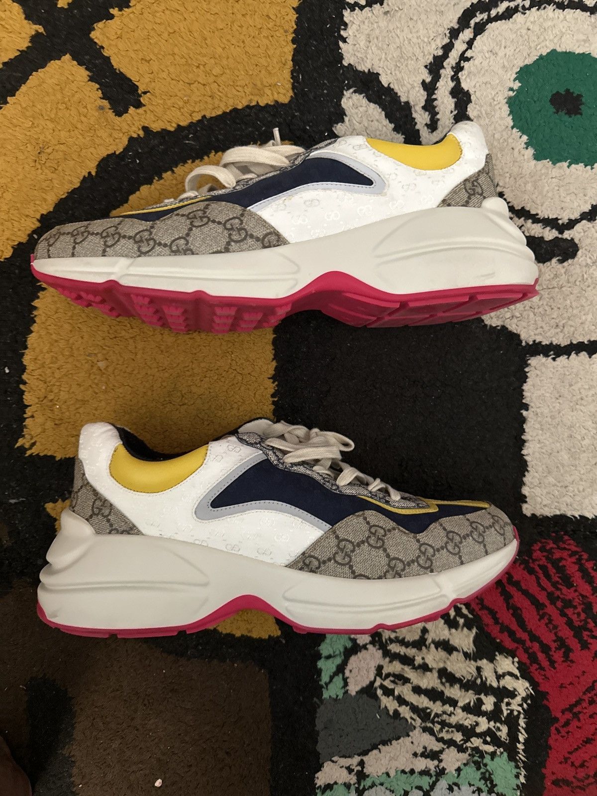 Gucci GG Rython ‘Beige White Yellow’