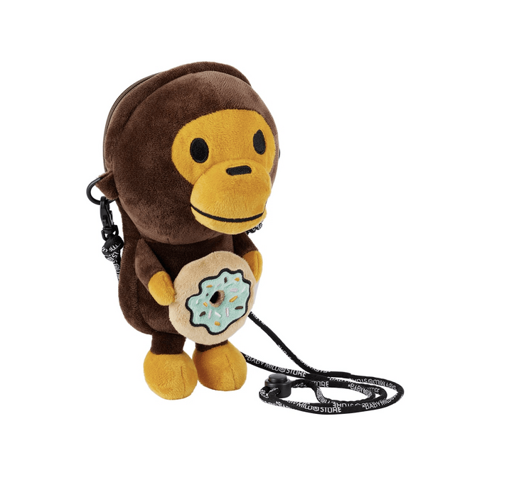 Bape BAPE Brown Baby Milo Donut Phone Pouch | Grailed