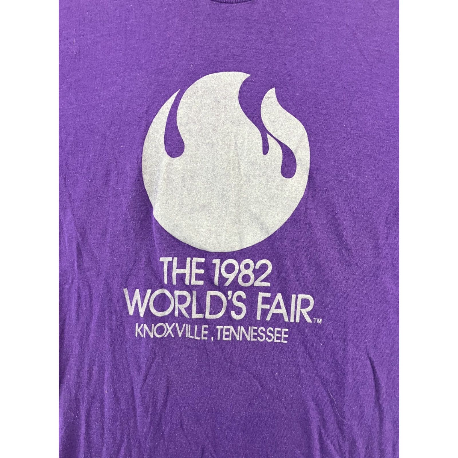Vintage VINTAGE The 1982 Worlds Fair Knoxville Tennessee Graphic T-Shirt Adult Small Purple Size US S / EU 44-46 / 1 - 2 Thumbnail