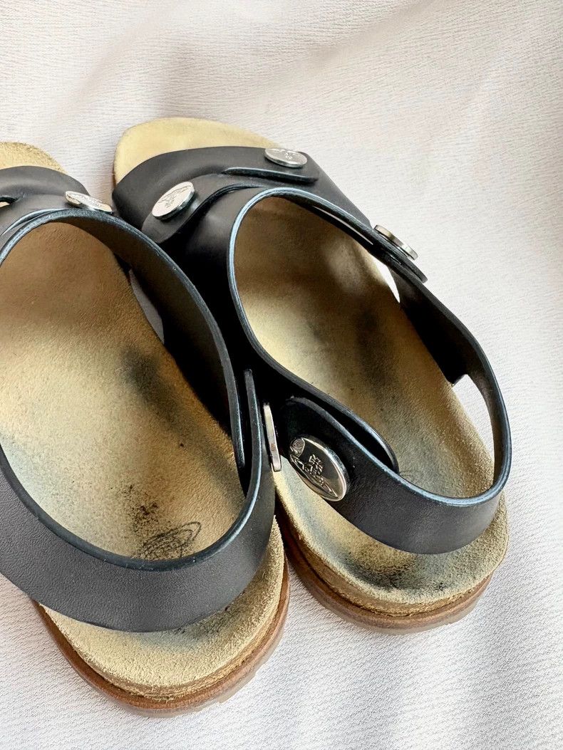 Vivienne Westwood Vivienne Westwood Black Saturn Bokeen shoes with pirate st Size US 7.5 / IT 37.5 - 7 Thumbnail