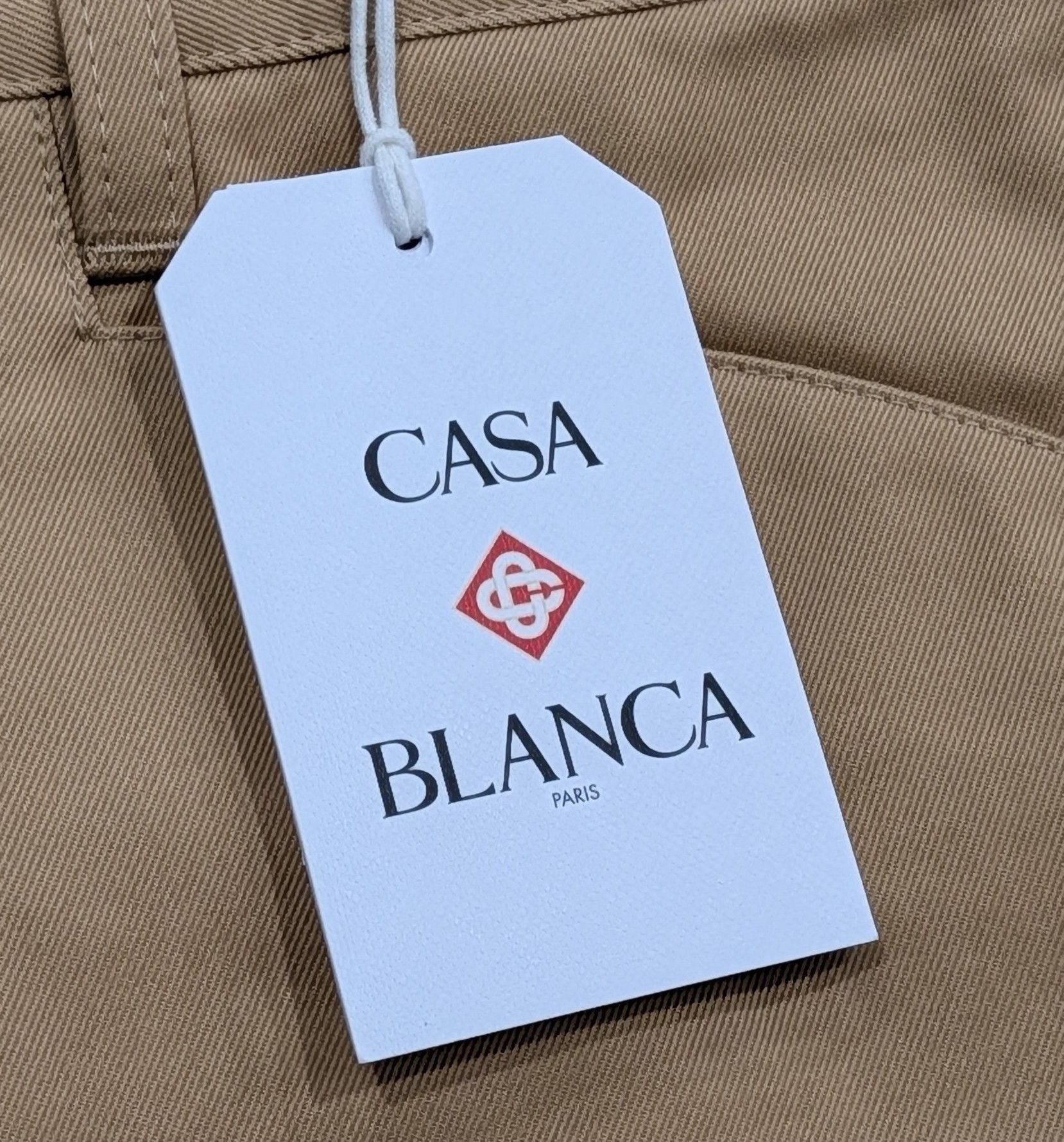 Casablanca CASABLANCA "Chicano" Chino Shorts Beige 50 US 34 Size US 34 / EU 50 - 8 Thumbnail