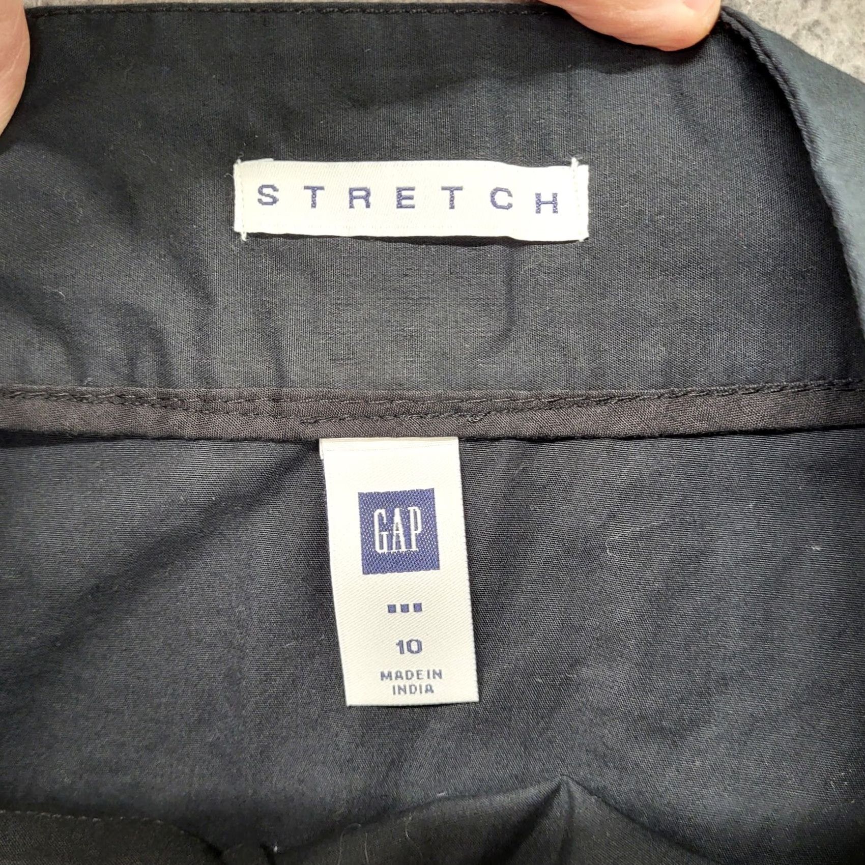 Gap GAP Skirt Women’s Size 10 Black Stretch Classic Career Cocktail Straight Pencil White tag not included Size 32" / US 10 / IT 46 - 2 Thumbnail