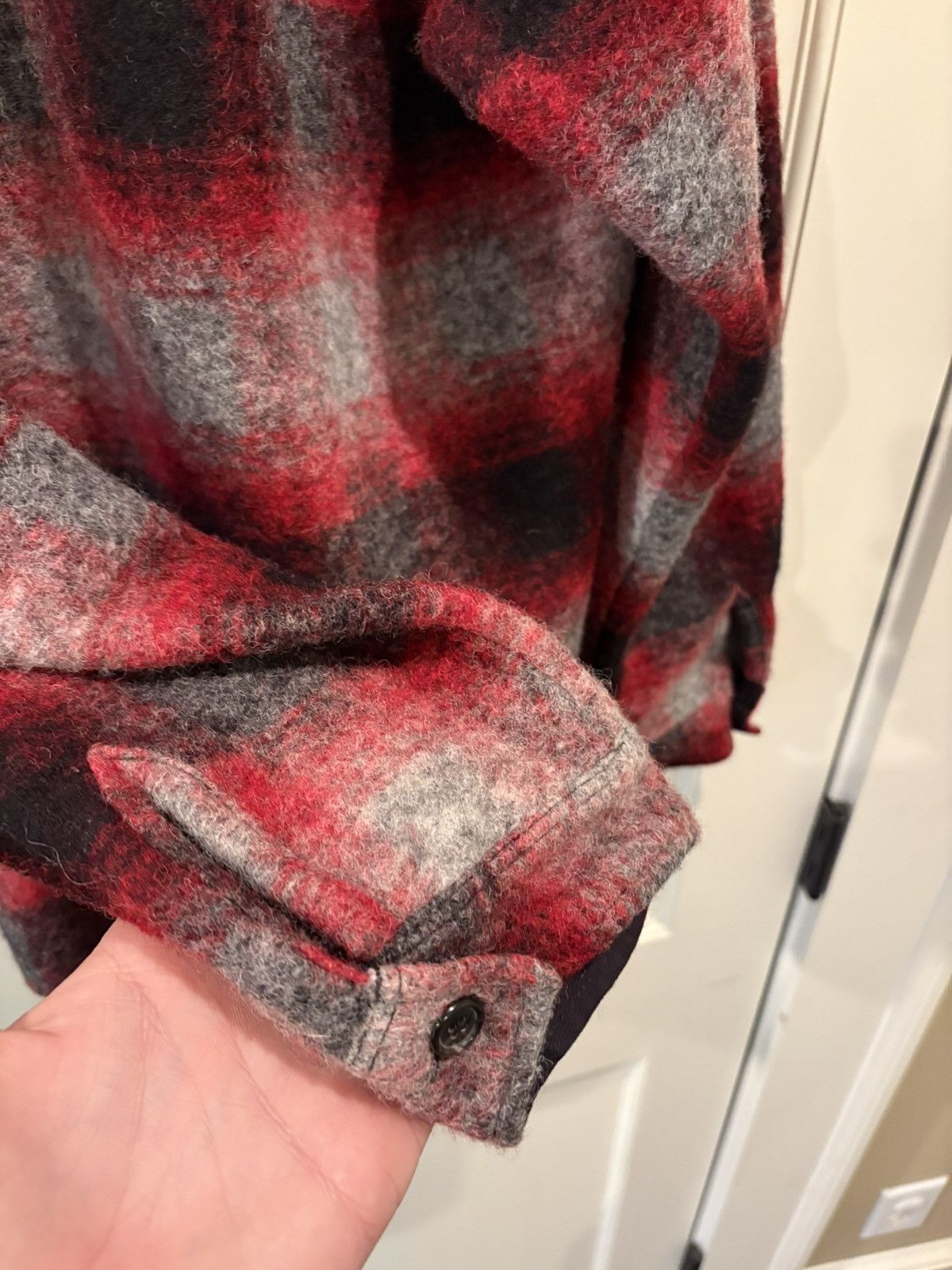 Stussy Stussy Plaid Sherpa Fleece Zip-Up Wool Jacket Large Size US L / EU 52-54 / 3 - 6 Thumbnail