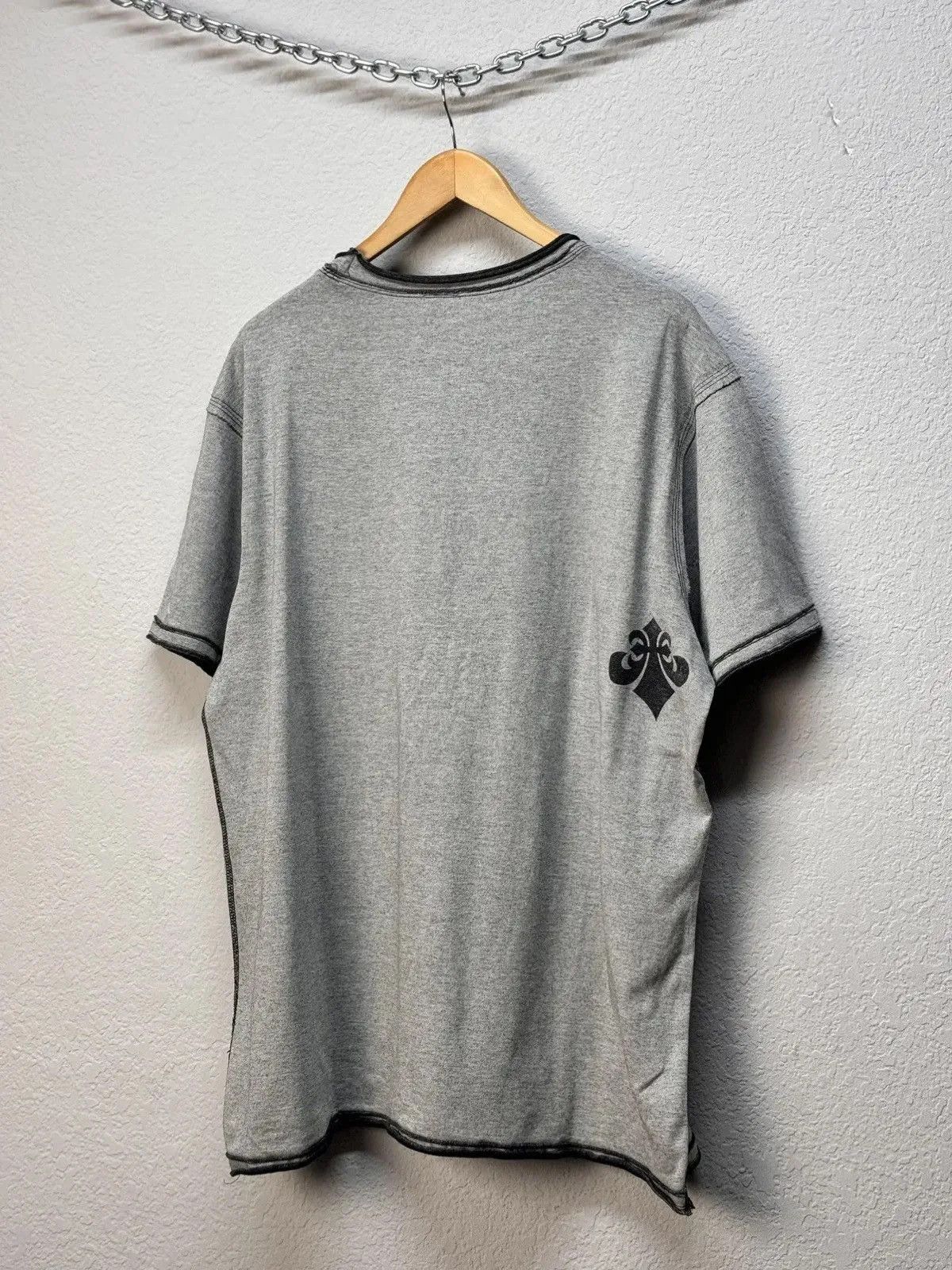 Affliction × Japanese Brand × Vintage Vintage Reversible Affliction Double Skull Black T Shirt Size US XL / EU 56 / 4 - 5 Thumbnail
