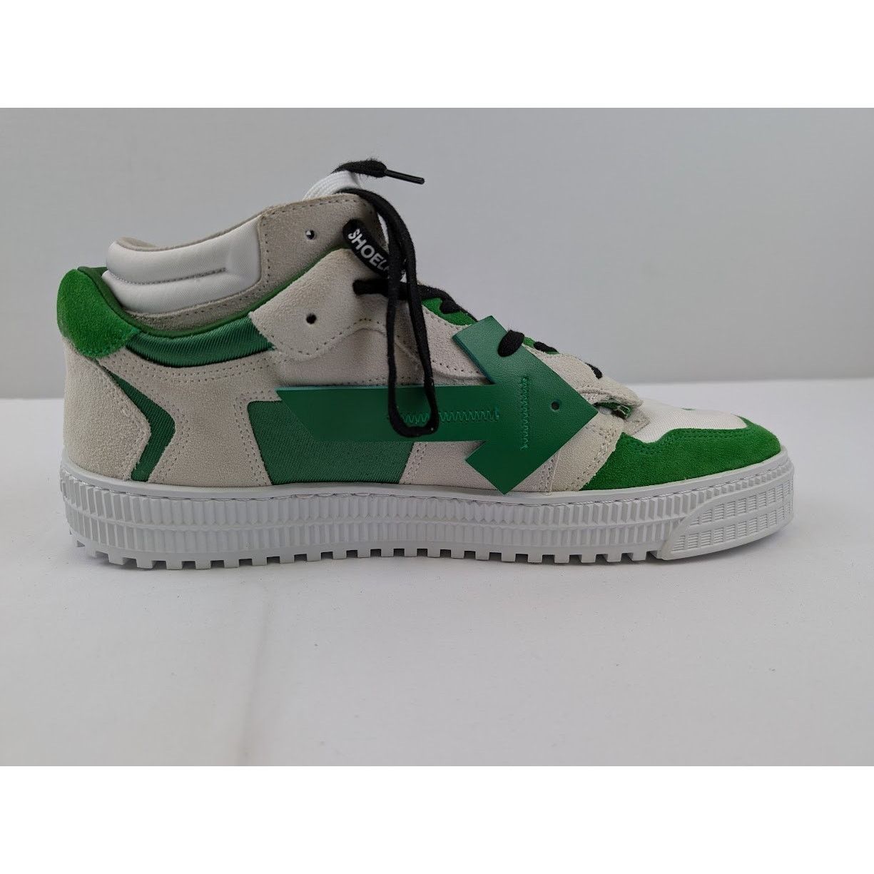 Off-White o1rshd1 Floating Arrow Sneakers in White / Green Size US 13 / EU 46 - 6 Thumbnail