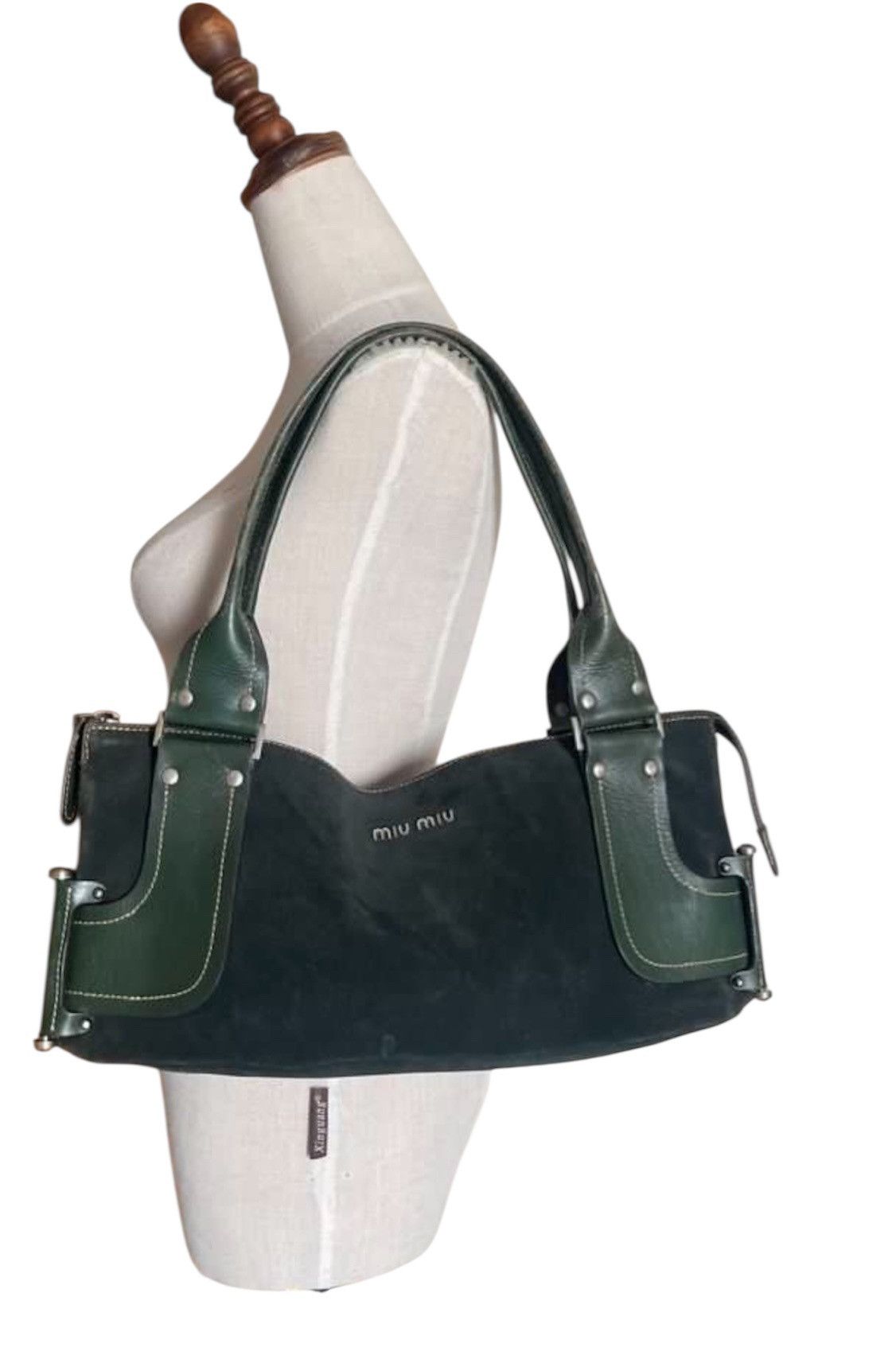 Miu Miu Miu miu suede leather bag Size ONE SIZE - 1 Thumbnail
