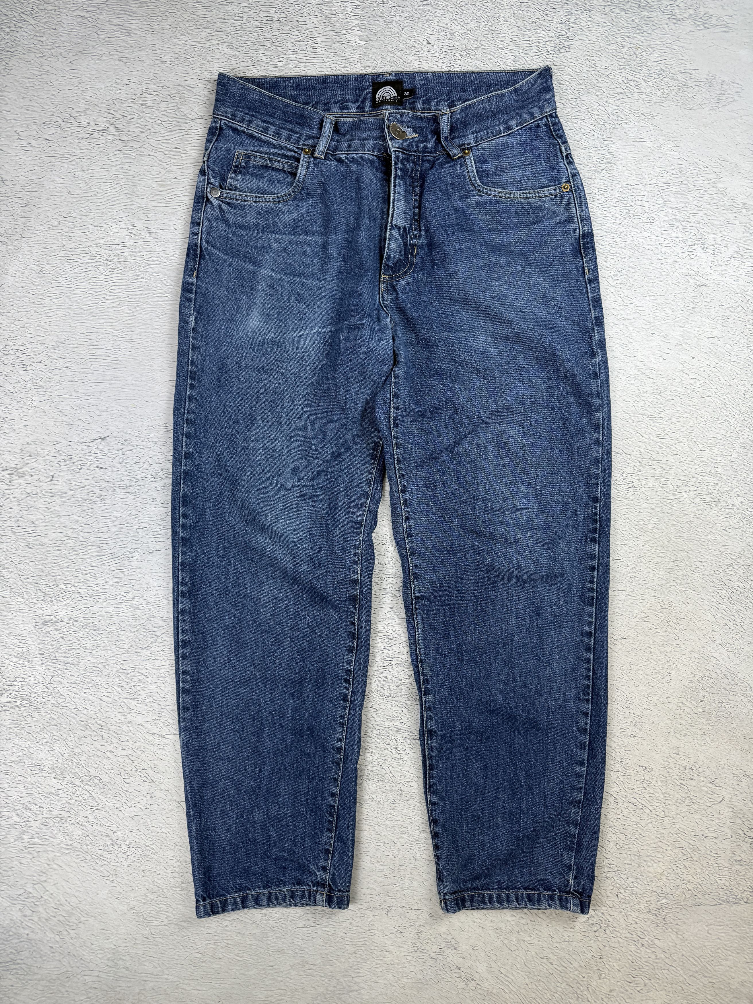 JNCO × Japanese Brand × Southpole Southpole Vintage Jeans Straight Baggy Back Logo Streetwear Size US 30 / EU 46 - 4 Thumbnail