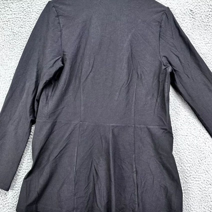 Eileen Fisher Eileen Fisher Black Blazer Women Small Open Cardigan Sweater Stretch Long Sleeve Size S / US 4 / IT 40 - 2 Thumbnail