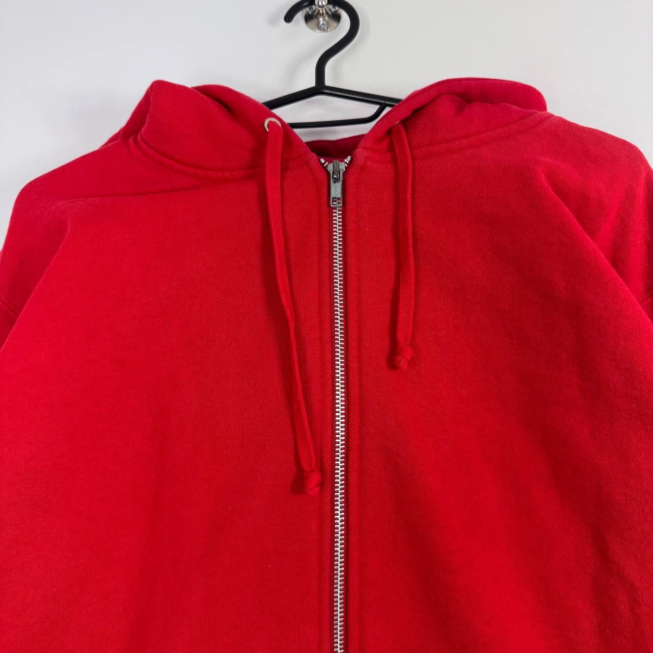 Supreme Supreme Zip Up Hoodie Red Box Logo Print Made In Canad L Size US L / EU 52-54 / 3 - 2 Thumbnail