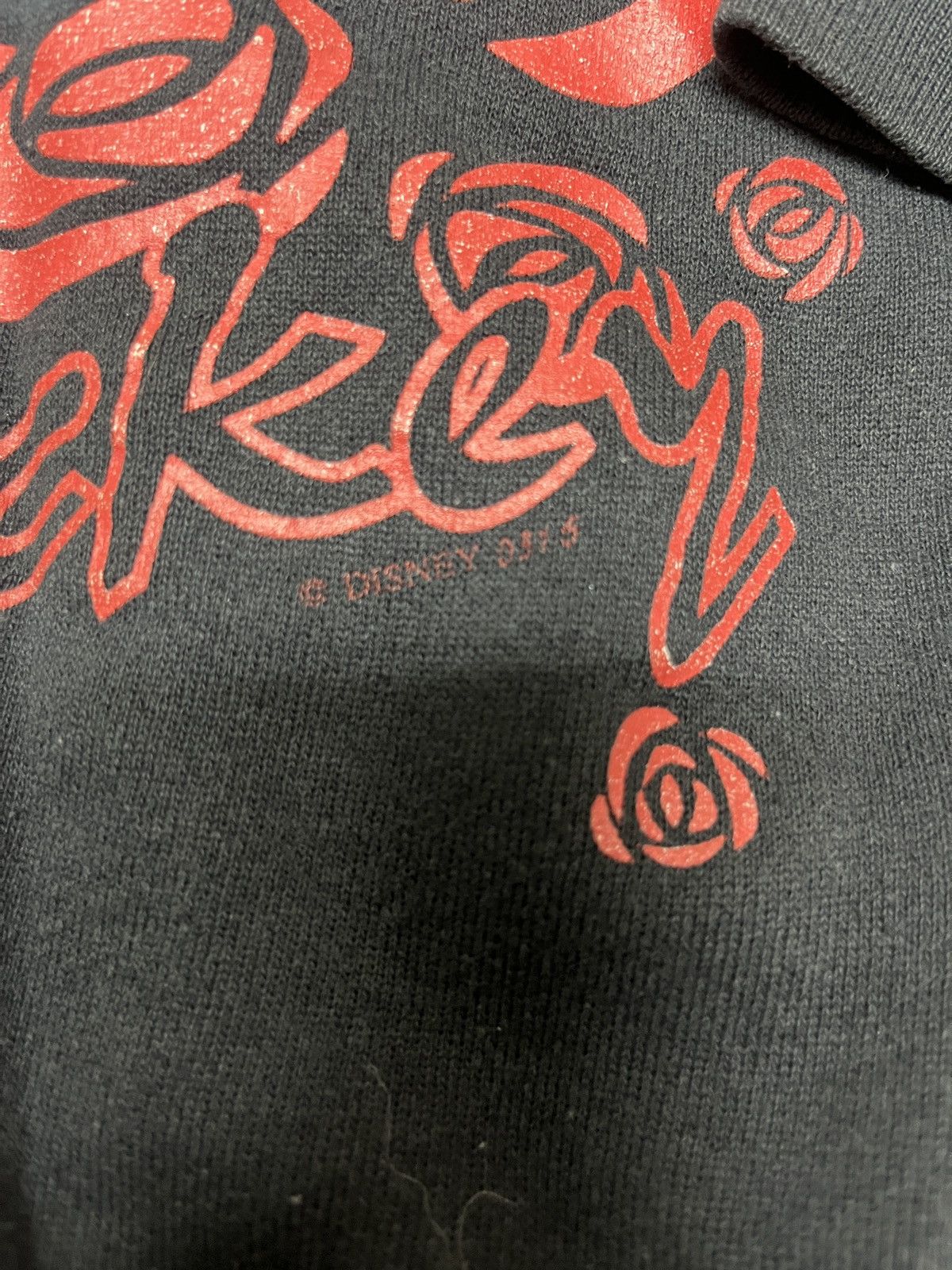 Disney × Vintage Vintage Mickey Mouse Sweatshirt with Roses Size US L / EU 52-54 / 3 - 2 Thumbnail